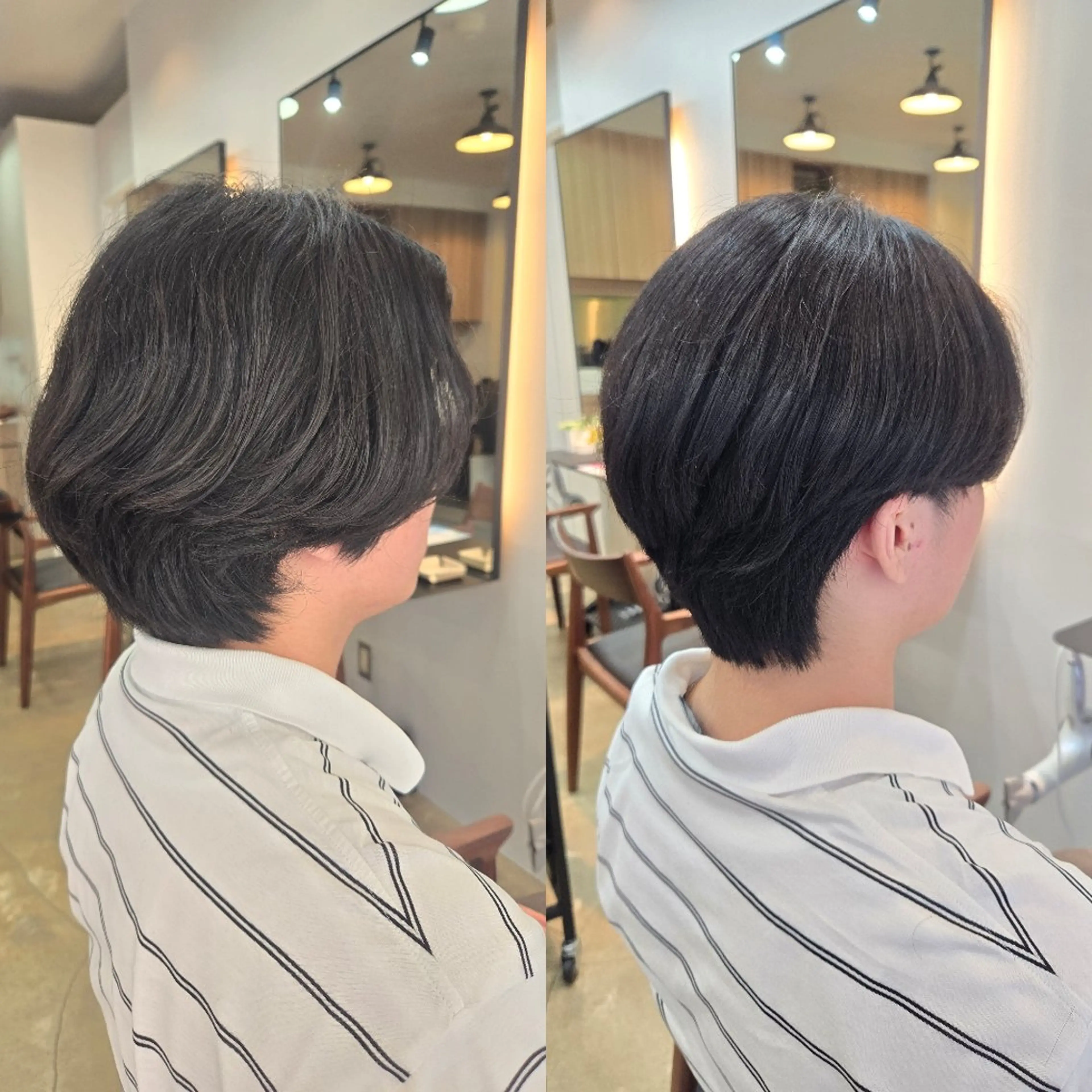 メンズ センターパート カット Beauty Salon Link所属・野村 果音(カノン)のヘアスタイル