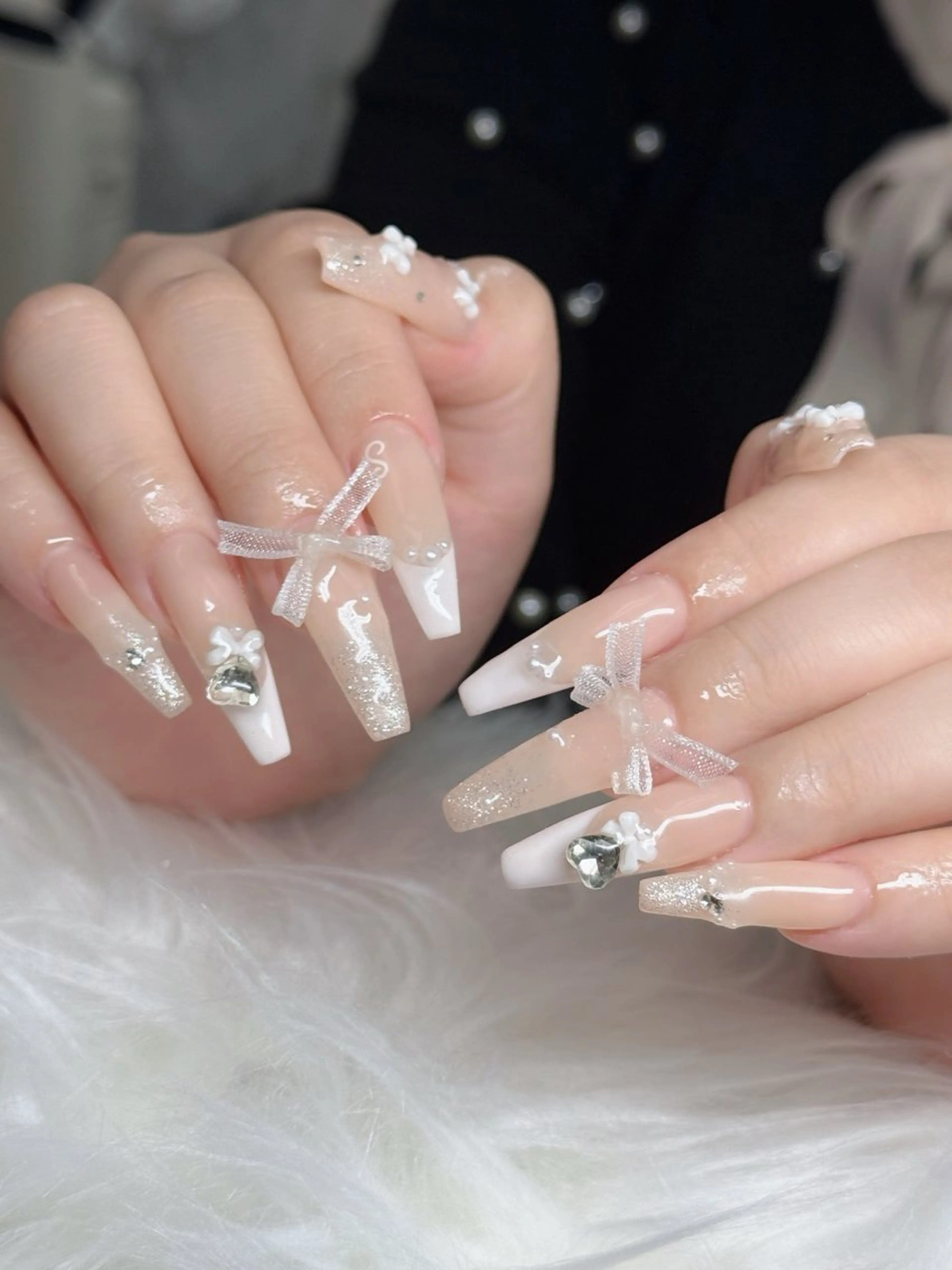 ネイル ジェルネイル 韓国ネイル マグネットネイル ネイルチップ 冬ネイル Lenie Nailのネイルデザイン