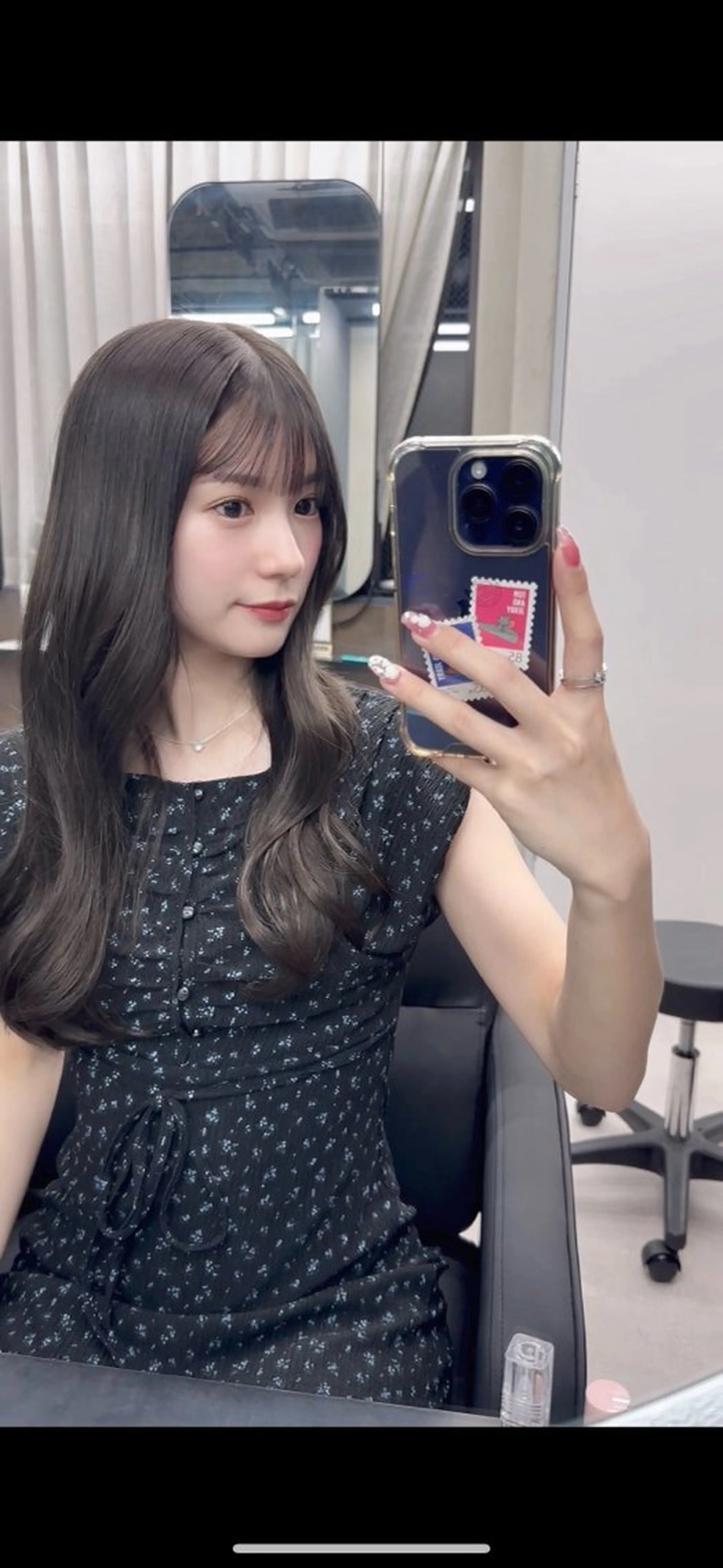 ミディアム カット トリートメント 韓国風/ワンホンヘア 髪質改善/MaCoのヘアスタイル