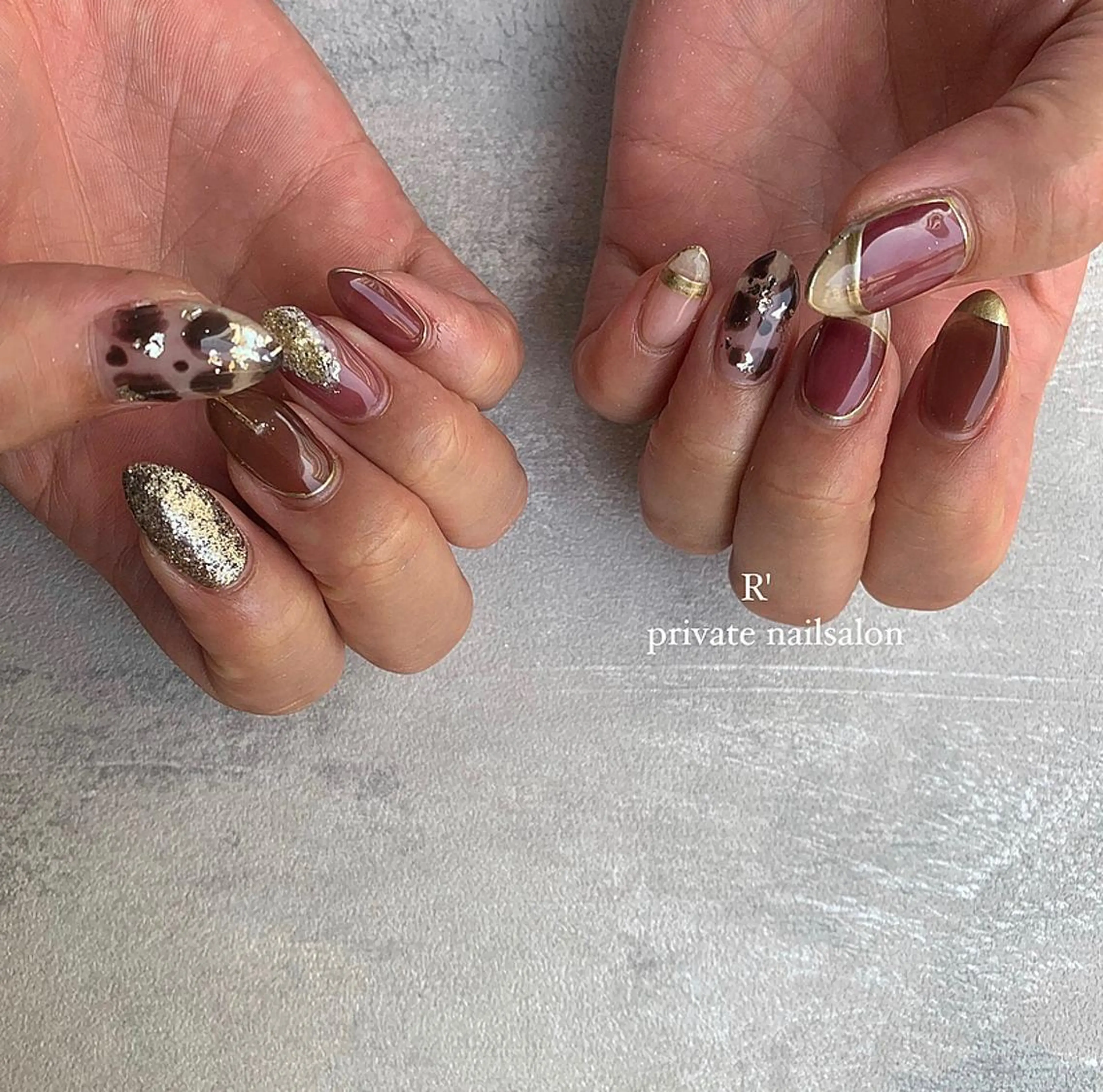 ネイル ニュアンスネイル Bersinar nail所属・Bersinar nail(rina)のネイルデザイン