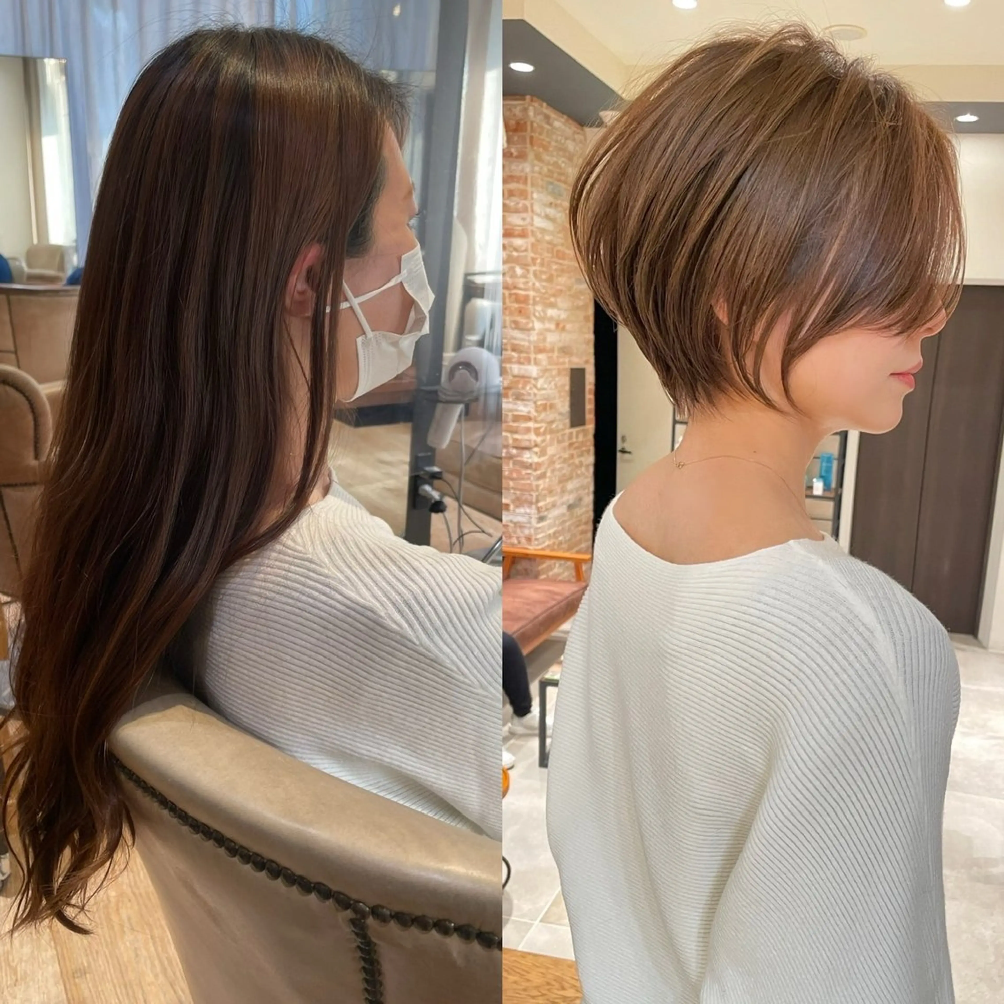 ショート ショートボブ ベリーショート ボブ ショートヘア 無料カットモデル/ 大人ショート/荒砂のヘアスタイル