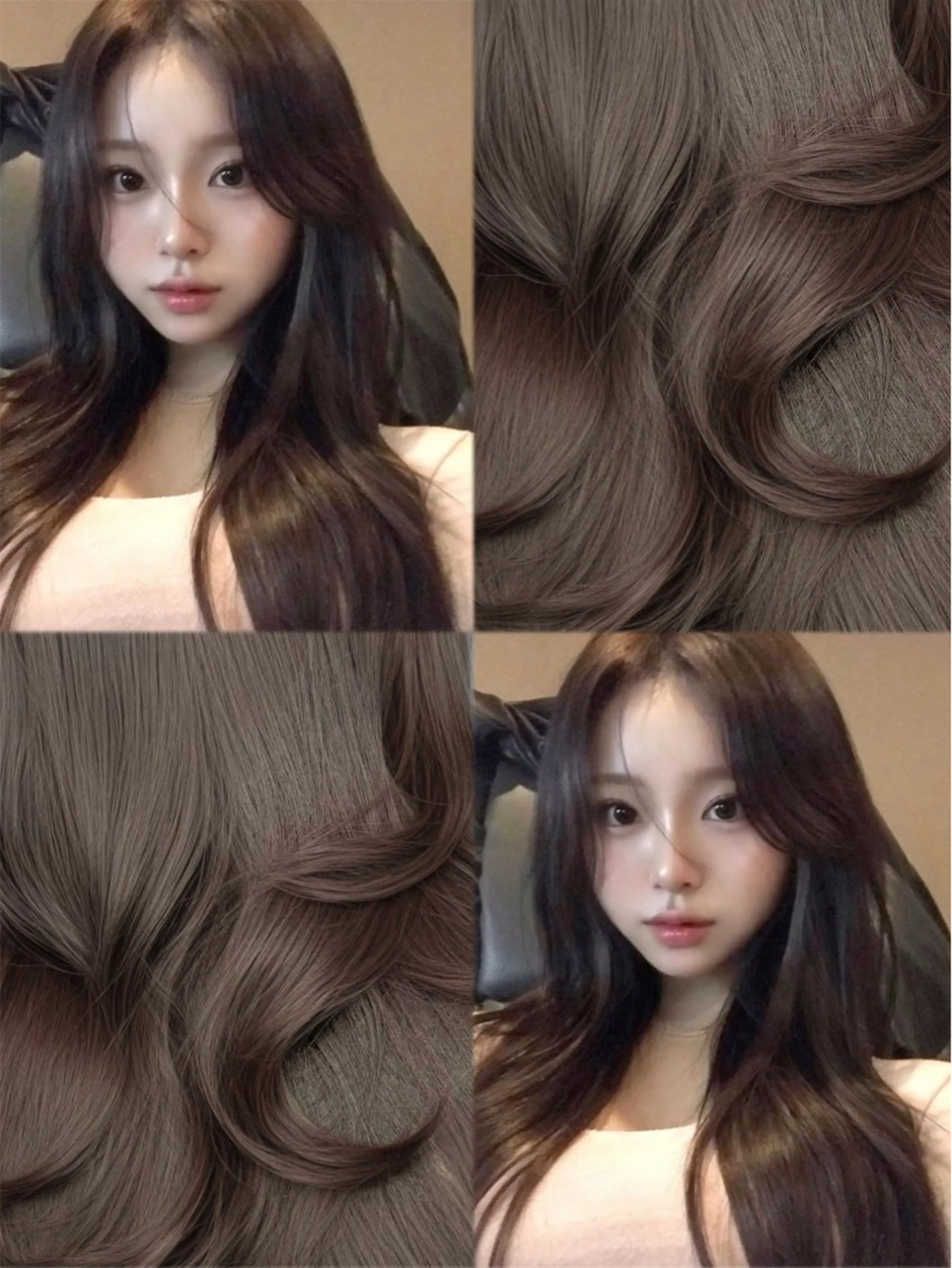 ロング カラー カット ヘアカラー 顔まわりの神様✨ 藤嶋秀幸のヘアスタイル