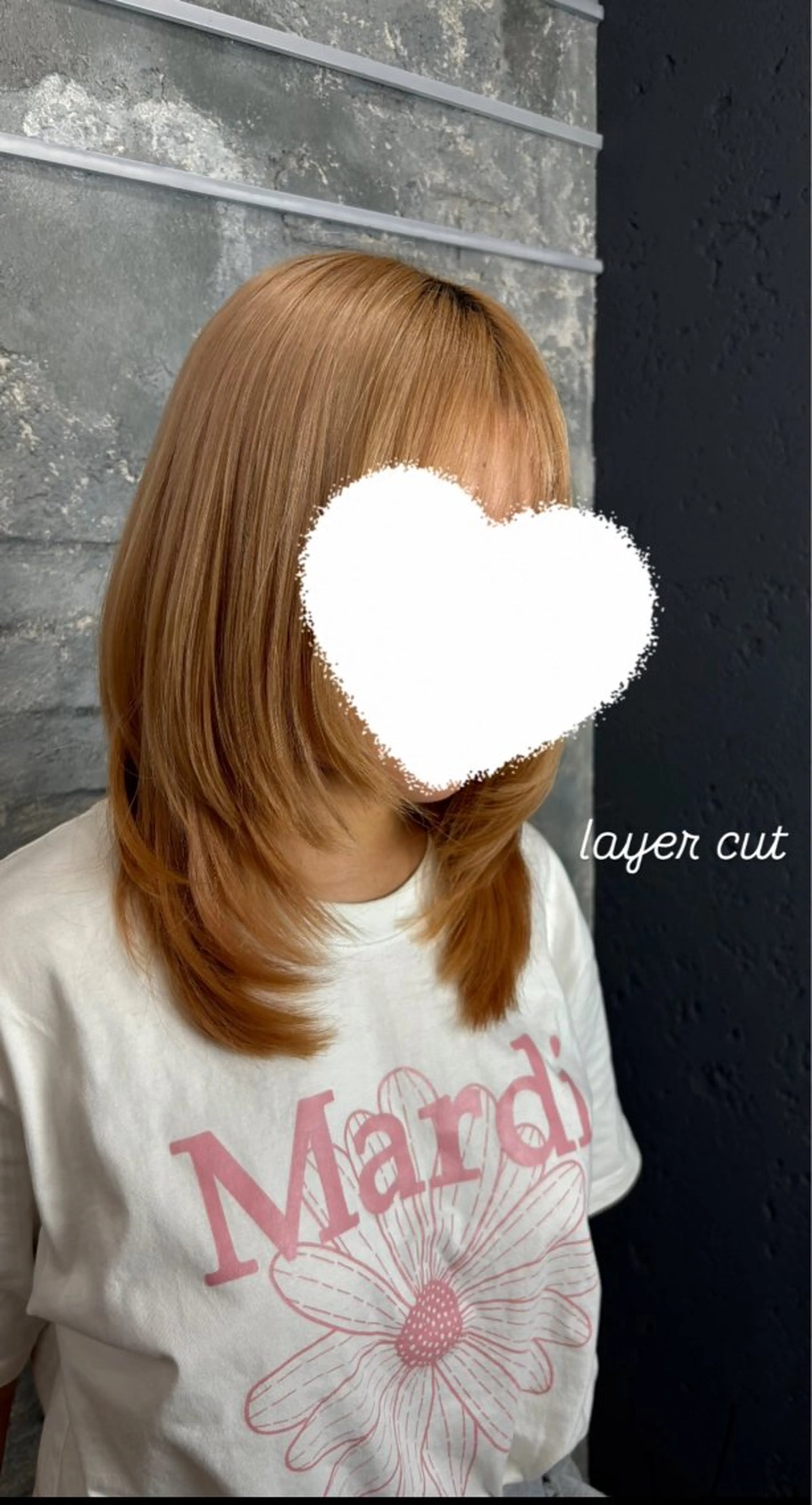 ミディアム レイヤーカット 所沢カットモデル🩵 ゆう❄️🍒のヘアスタイル