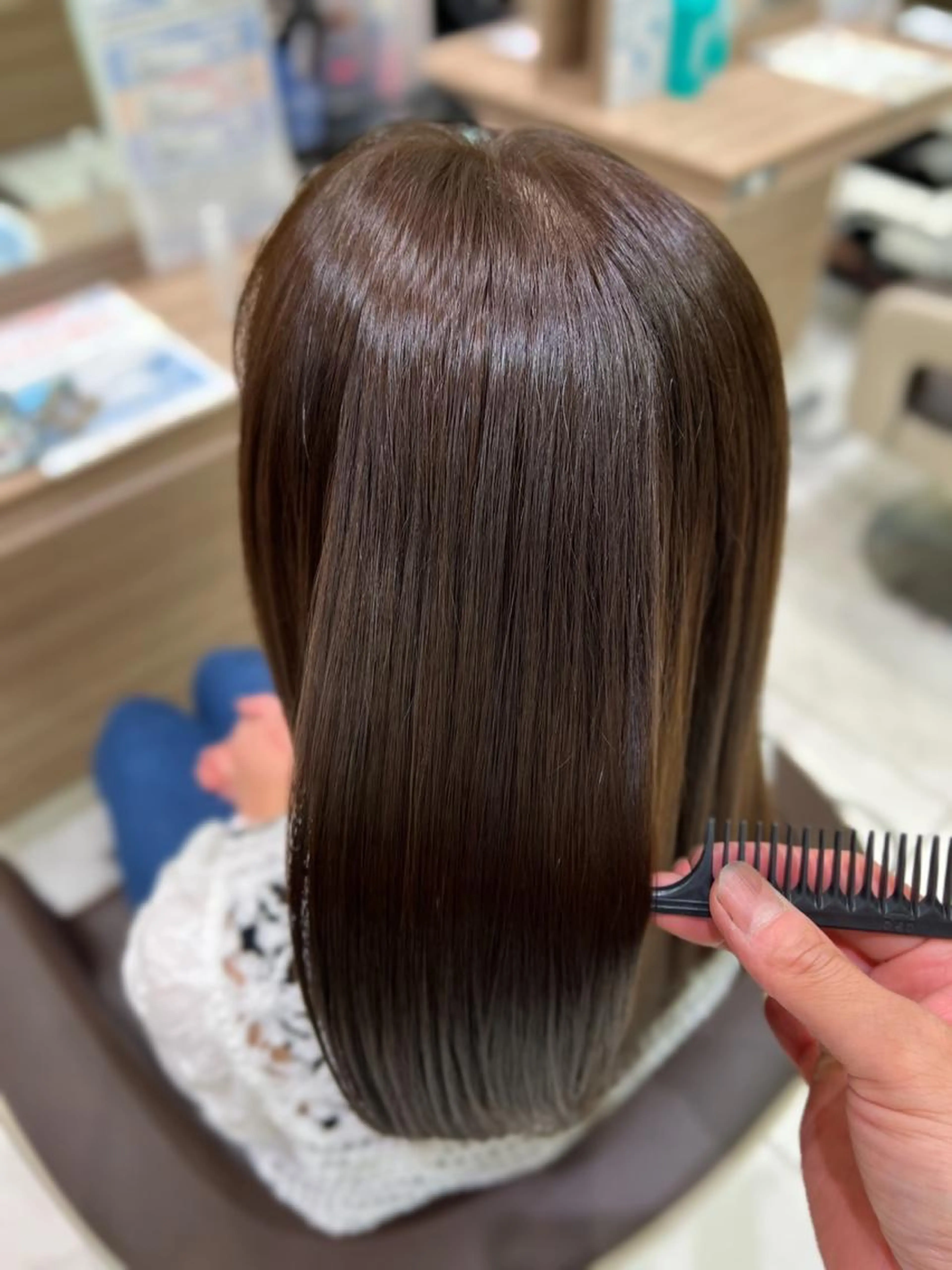 🫧ダメージレス🫧酸性縮毛矯正+ トリートメントの写真