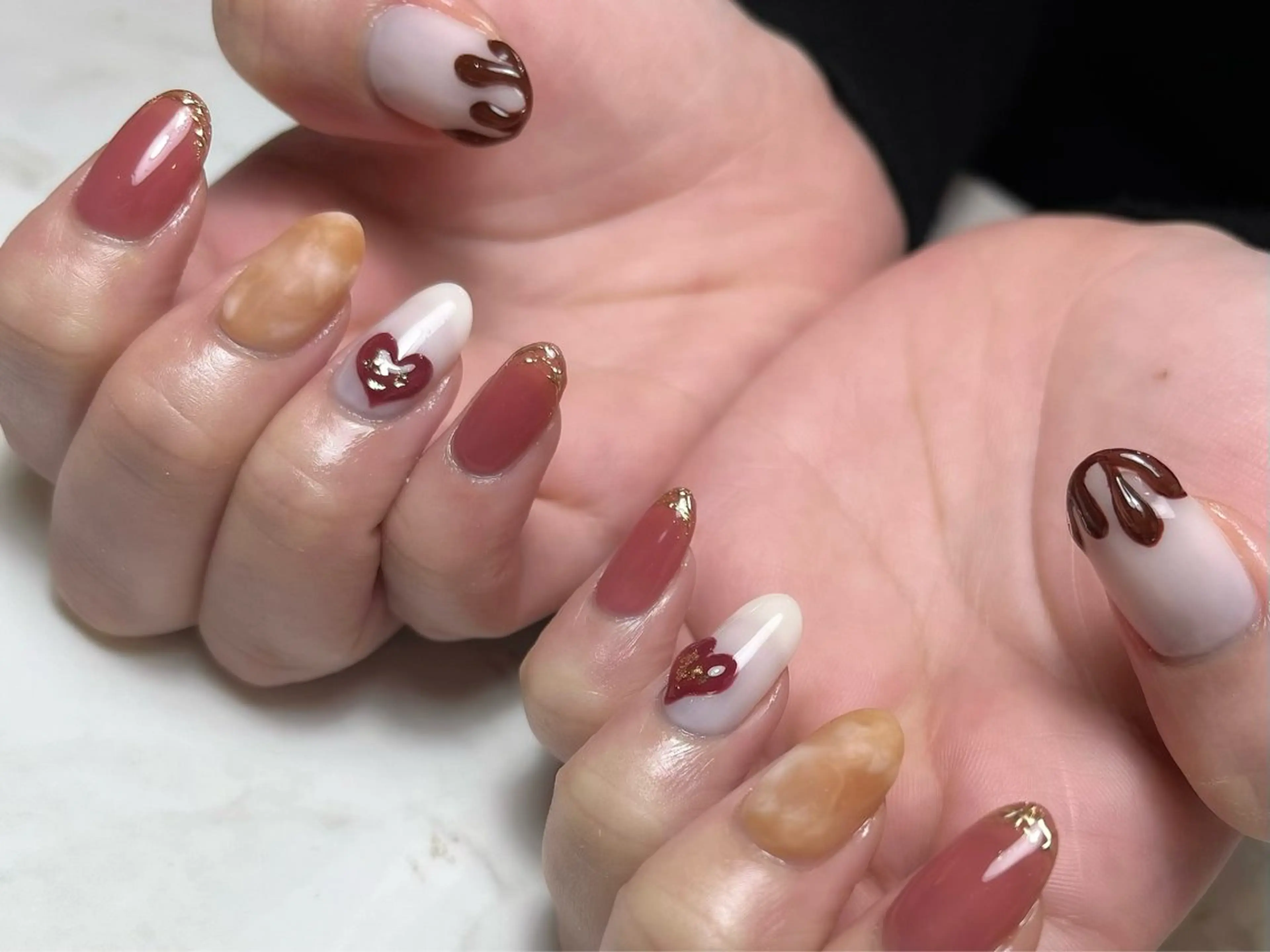 ネイル アートネイル ニュアンスネイル Nailist Yurinaのネイルデザイン