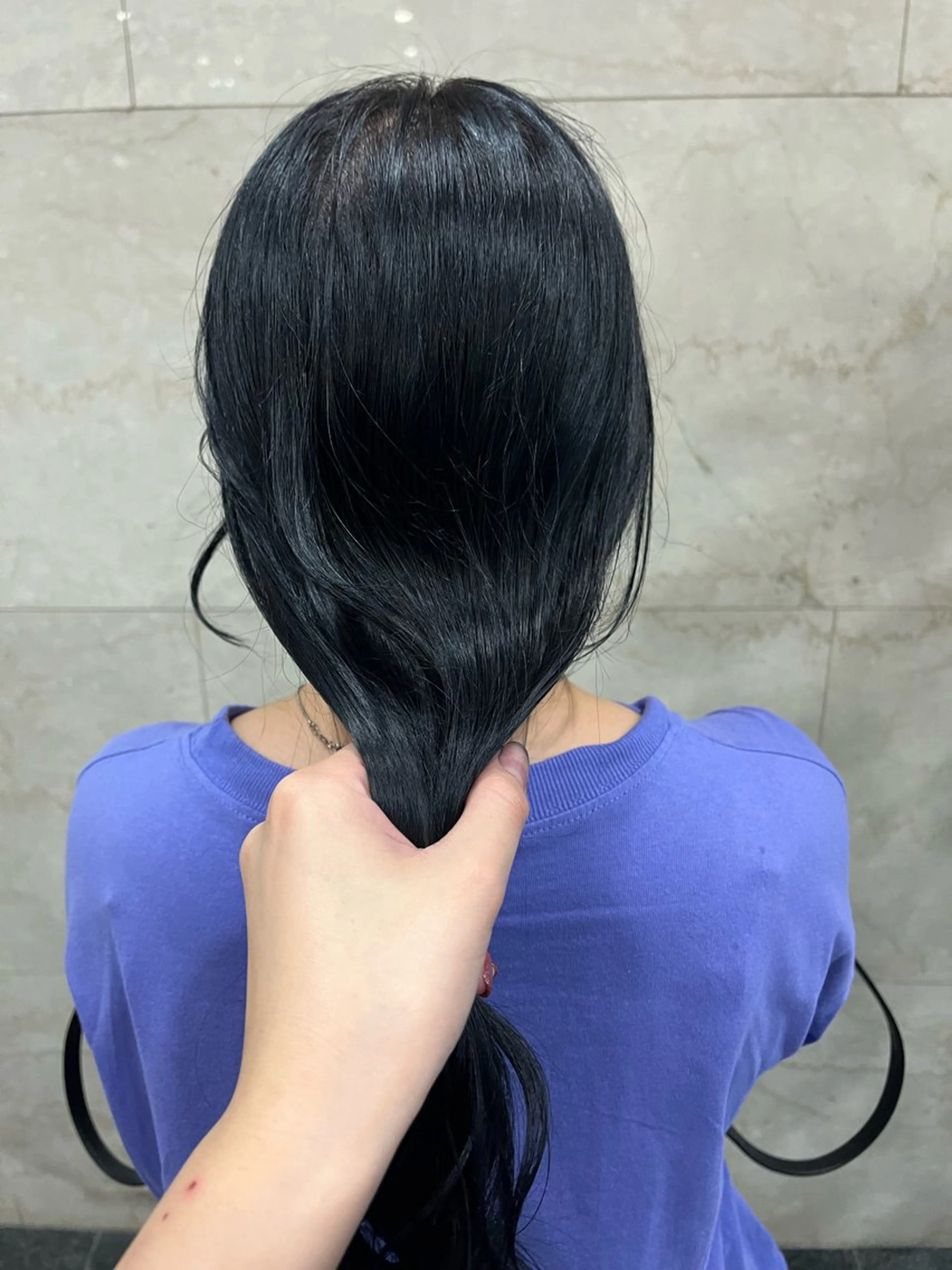 カラー カット ヘアカラー えんぐちとも／透明感 カラー／博多ボブのヘアスタイル