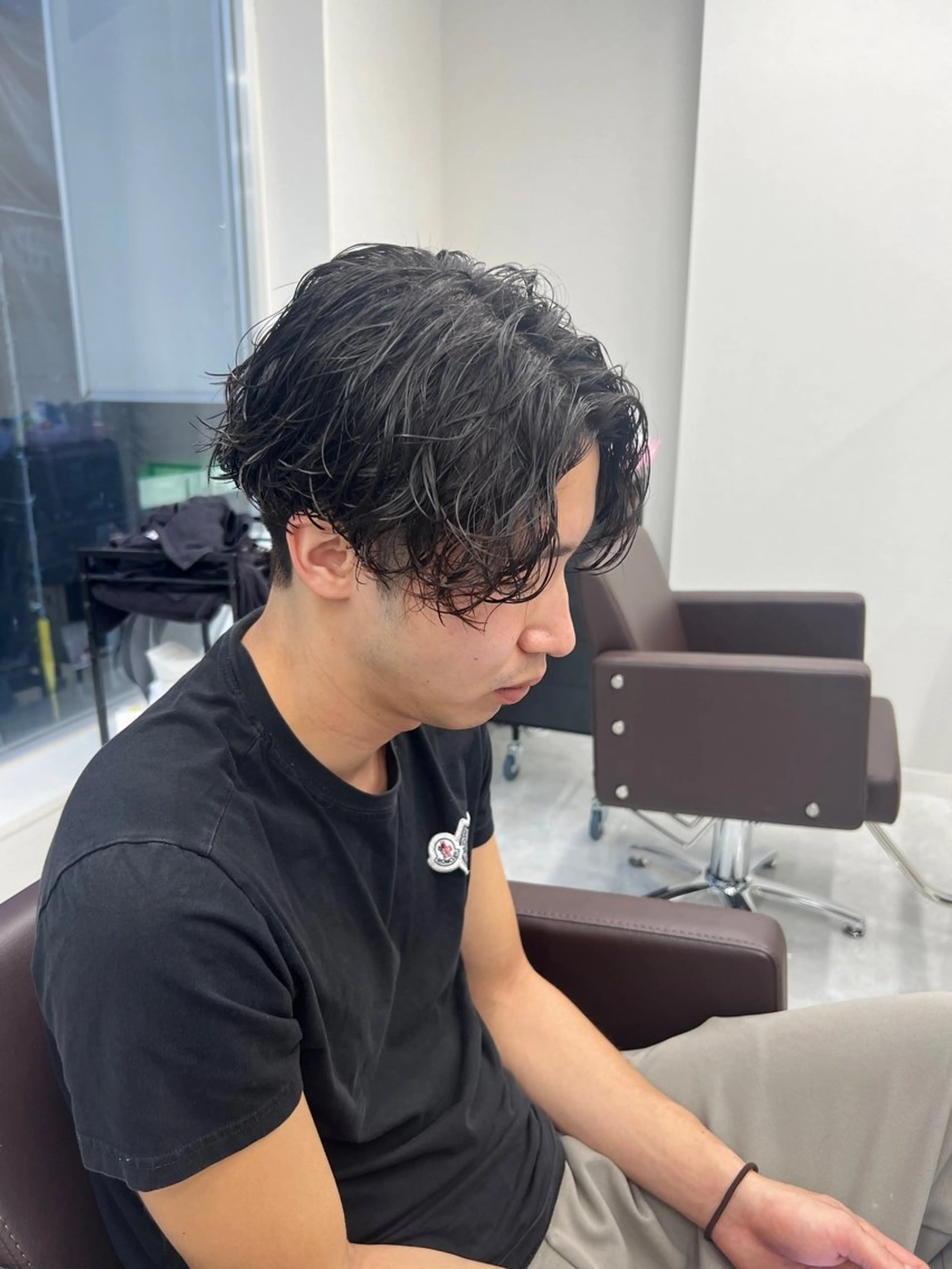 パーマ メンズ カット パーマ トリートメント ヘアセット シャドウパーマ/ メンズ/KENTAのヘアスタイル