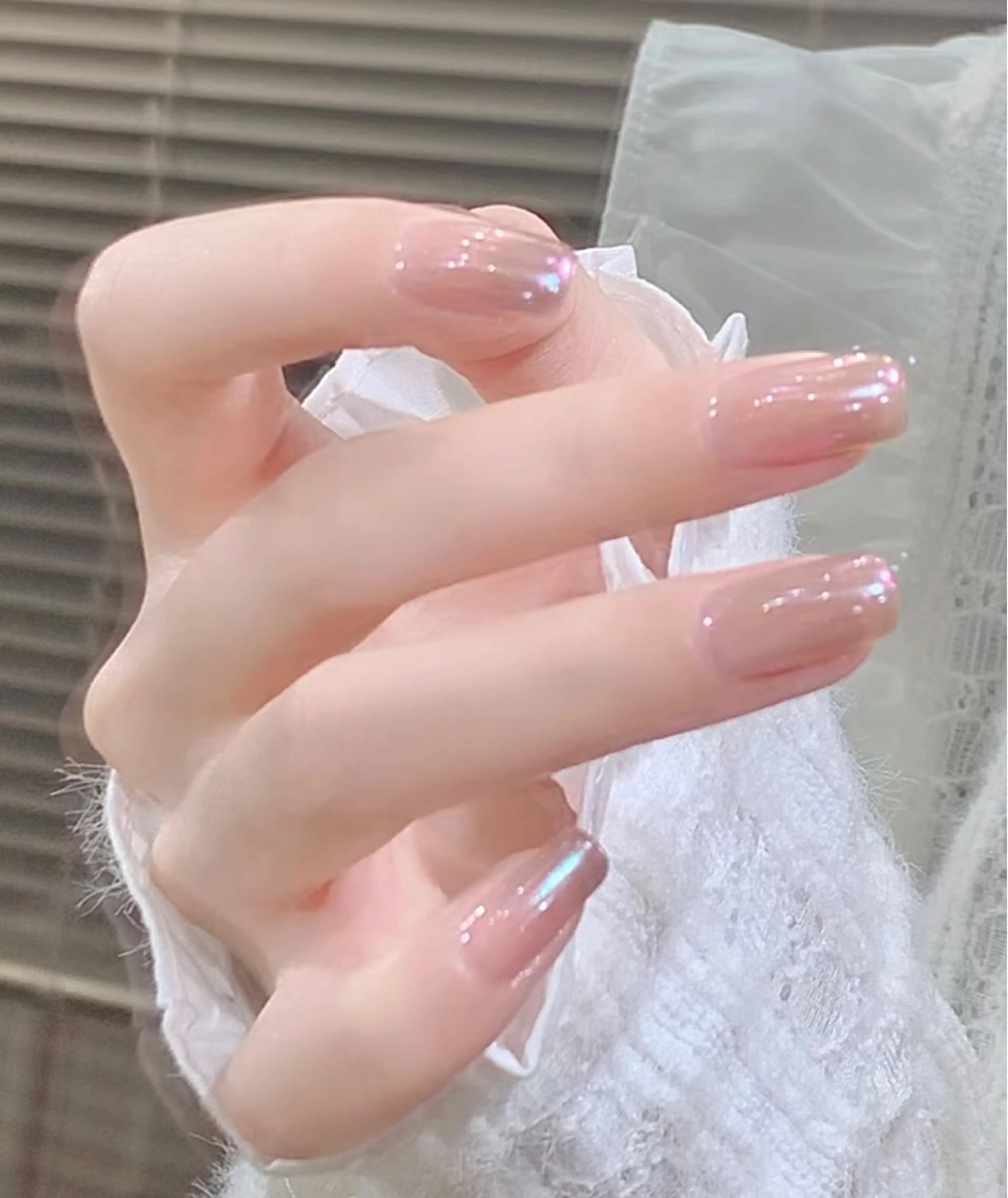 【🪞才一ロラネイル💖】べ一ス色1色無料の写真