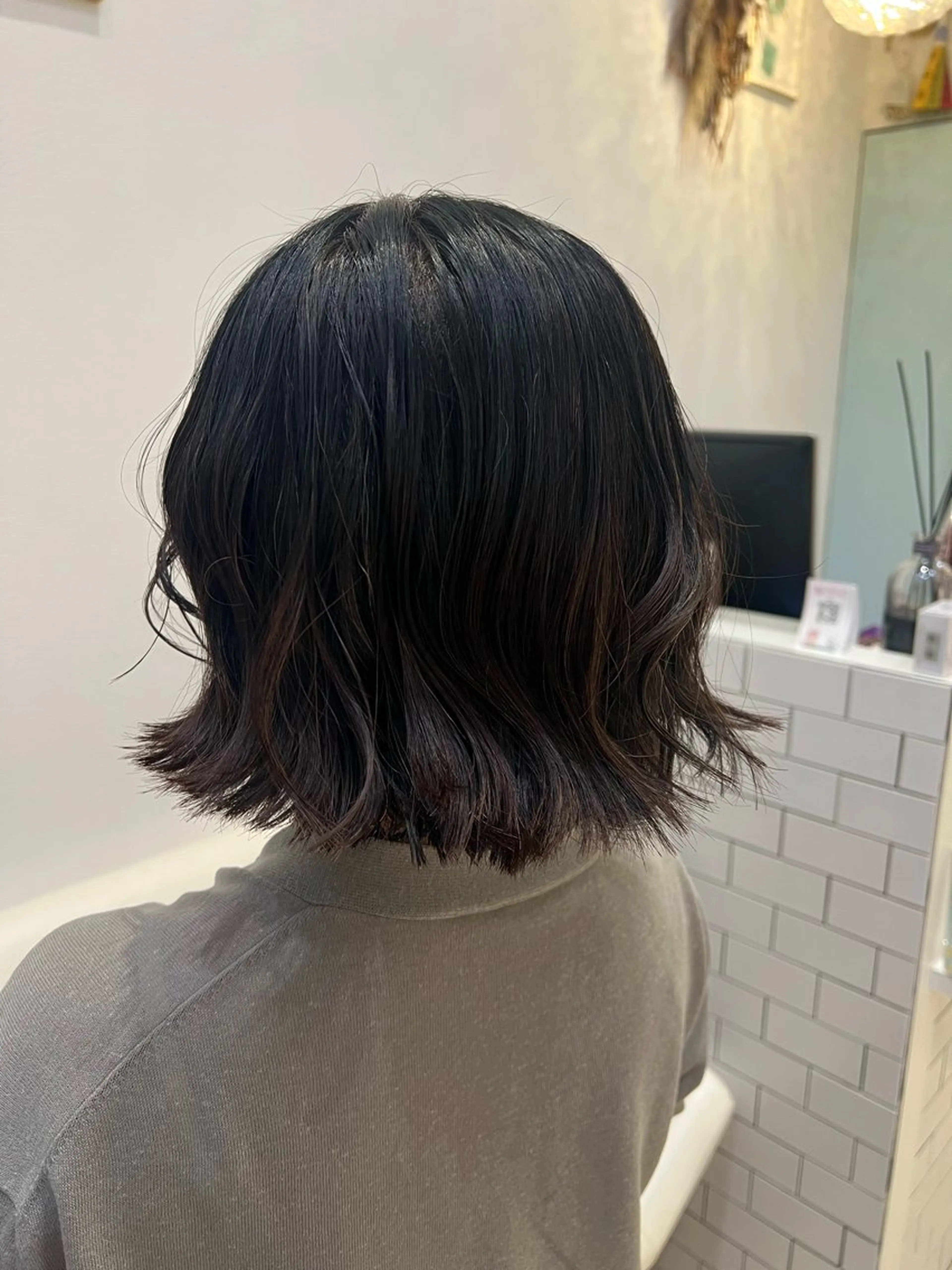 ミディアム カラー カット 艶髪美容師堀井 凌平のヘアスタイル