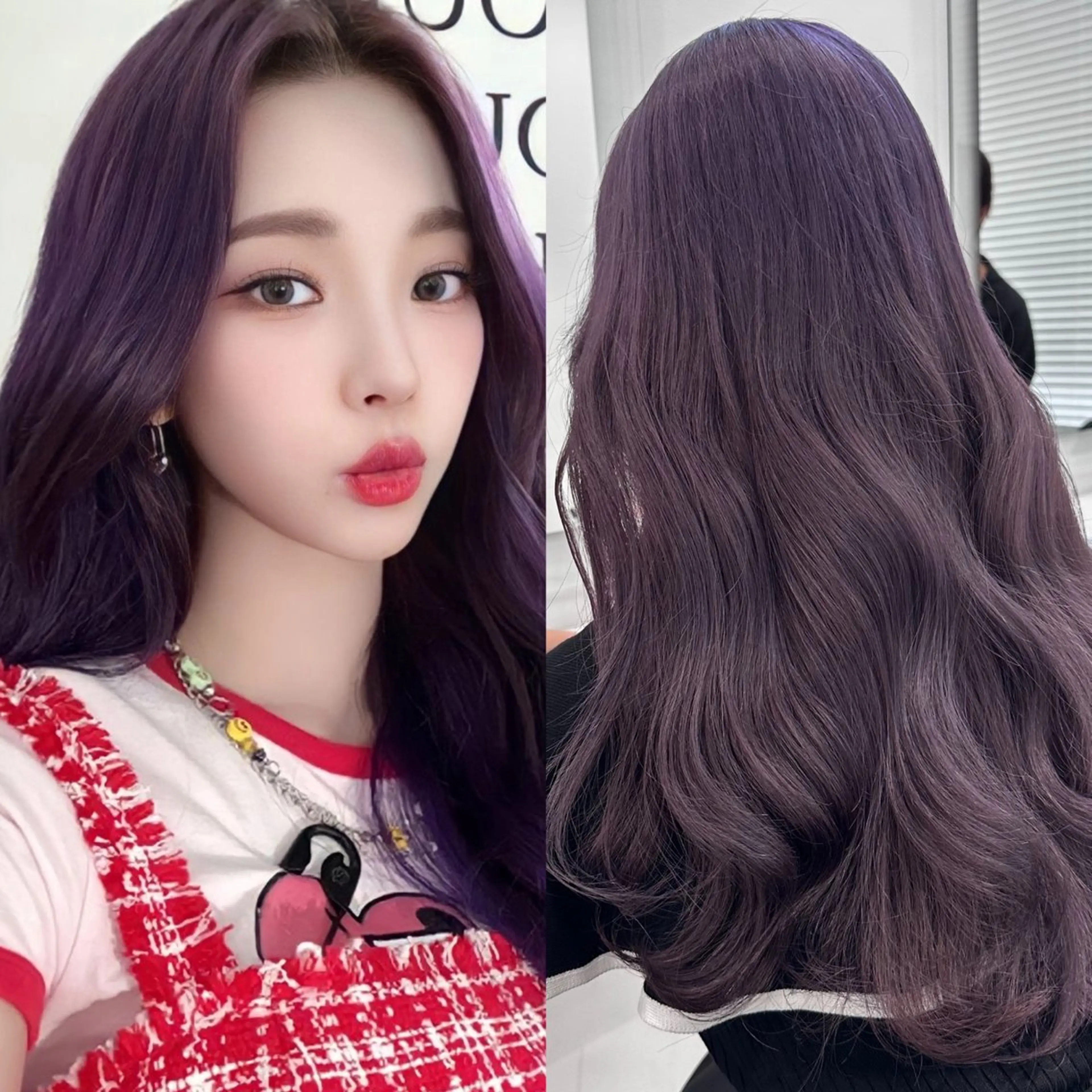 ロング カラー ヘアカラー トリートメント ヘッドスパ ヘアセット ♡上品韓国髪♡ブラ ウン/SAYATOのヘアスタイル