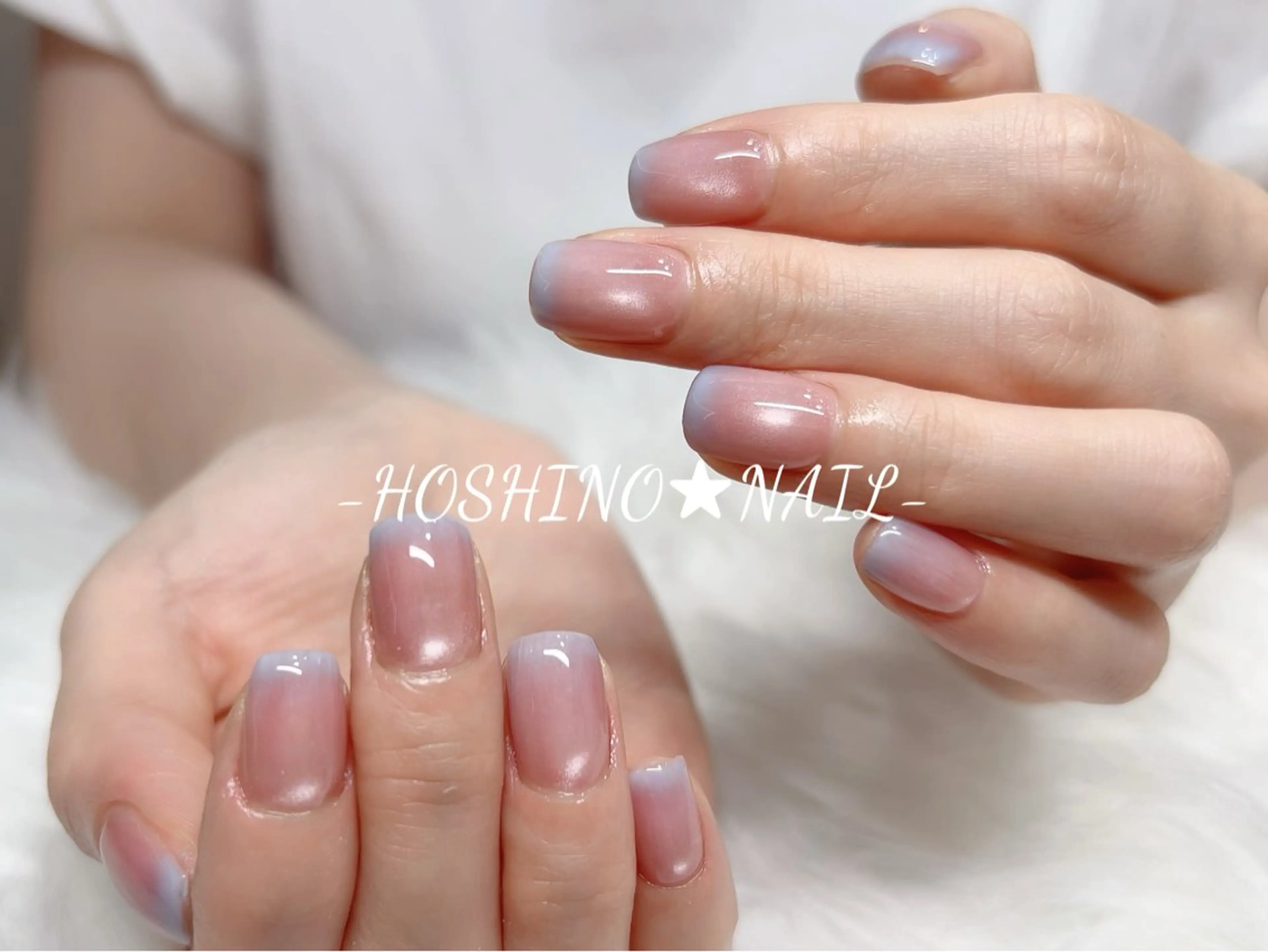 ネイル オーロラネイル チークネイル ドット フットネイル フレンチネイル ハンドネイル ★HOSHINO NAIL★新宿店のネイルデザイン