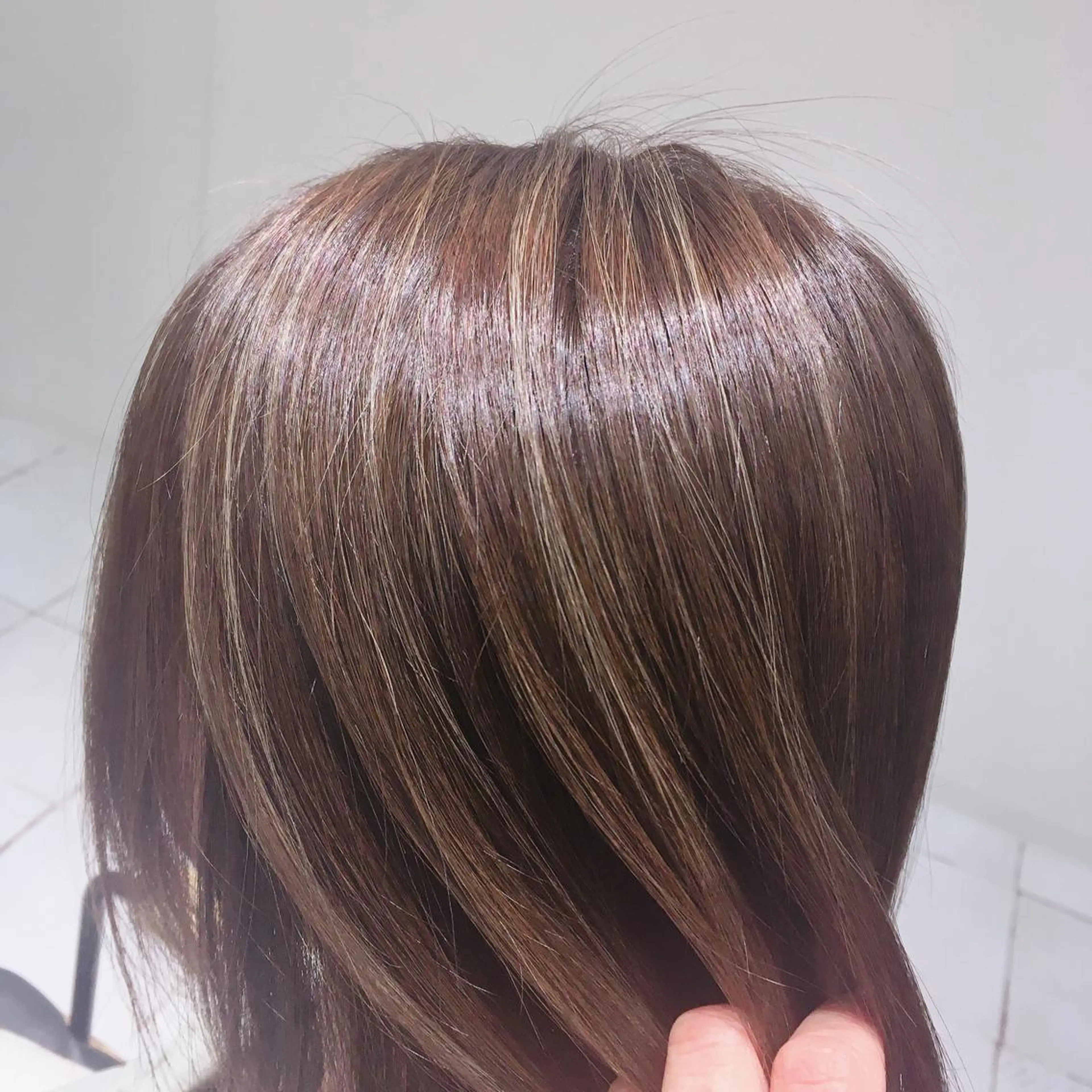 ショート カラー ハイライトカラー ハイライト 神田 菜々子のヘアスタイル