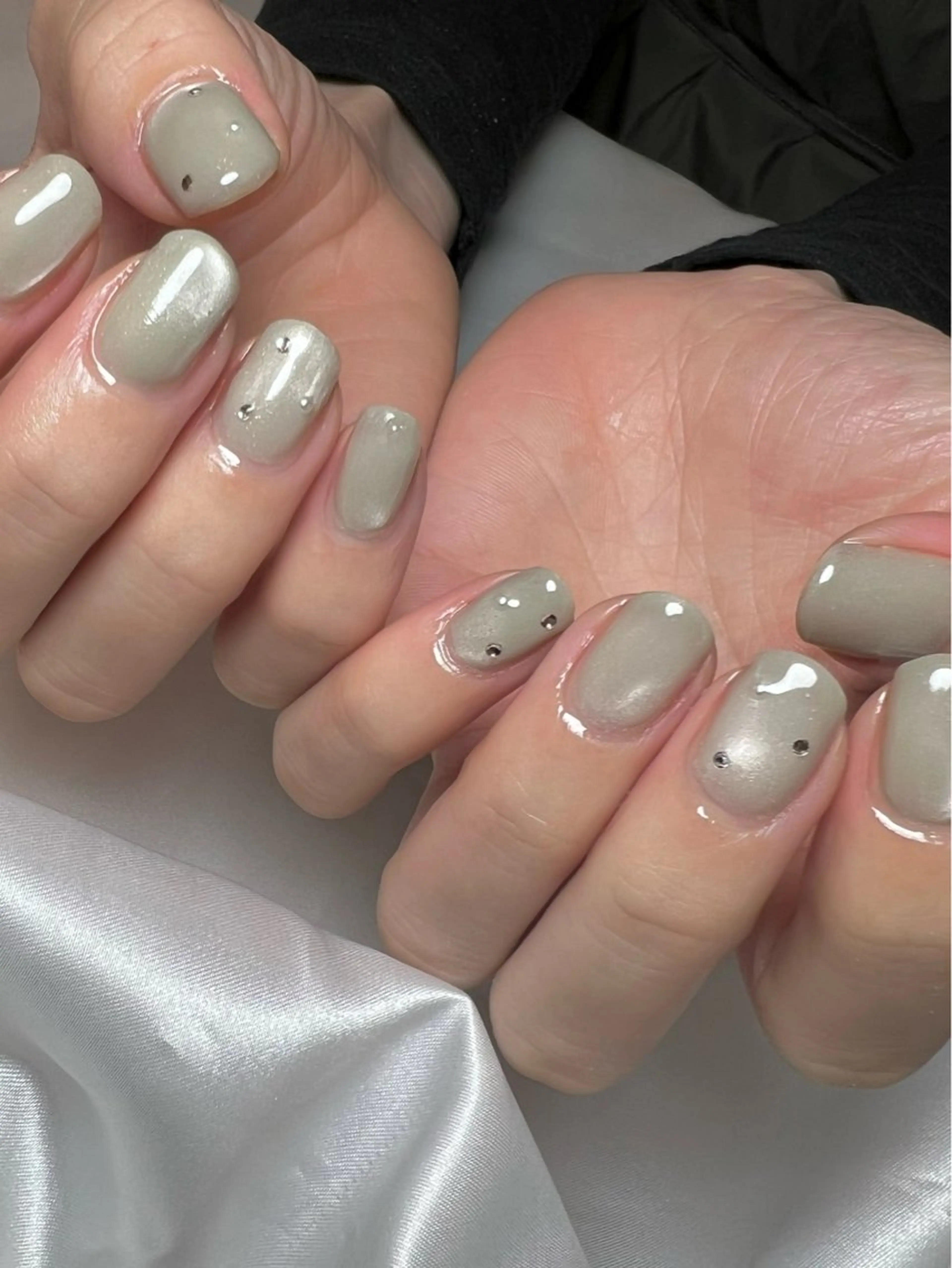 ネイル マグネットネイル ピスタチオネイル ハンドネイル Nail Salon&School REPLENDA所属・REPLENDA/ azusa(石井梓)のネイルデザイン
