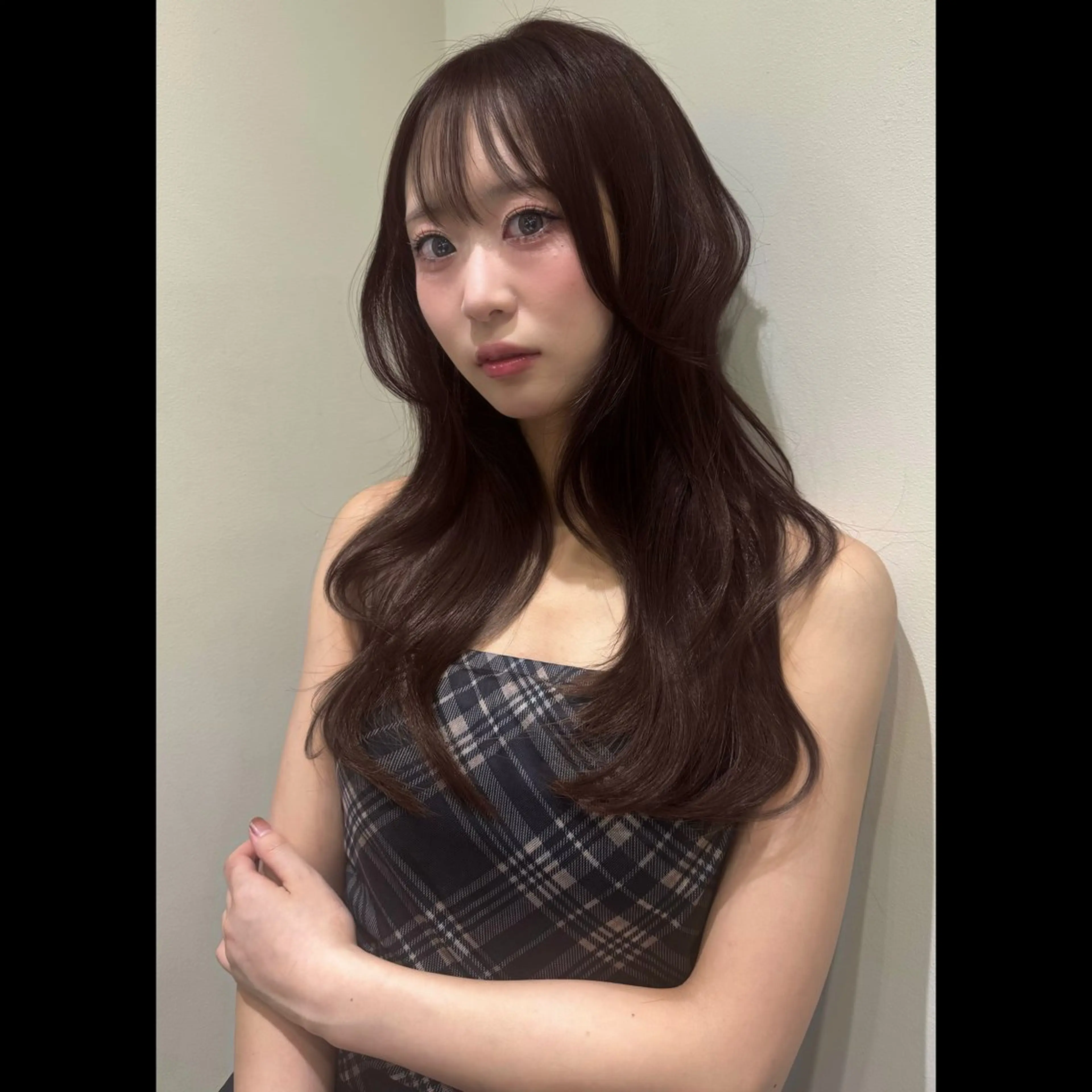 ロング カット ヘアカラー ワンホンヘア💋/ レイヤー/NANAのヘアスタイル