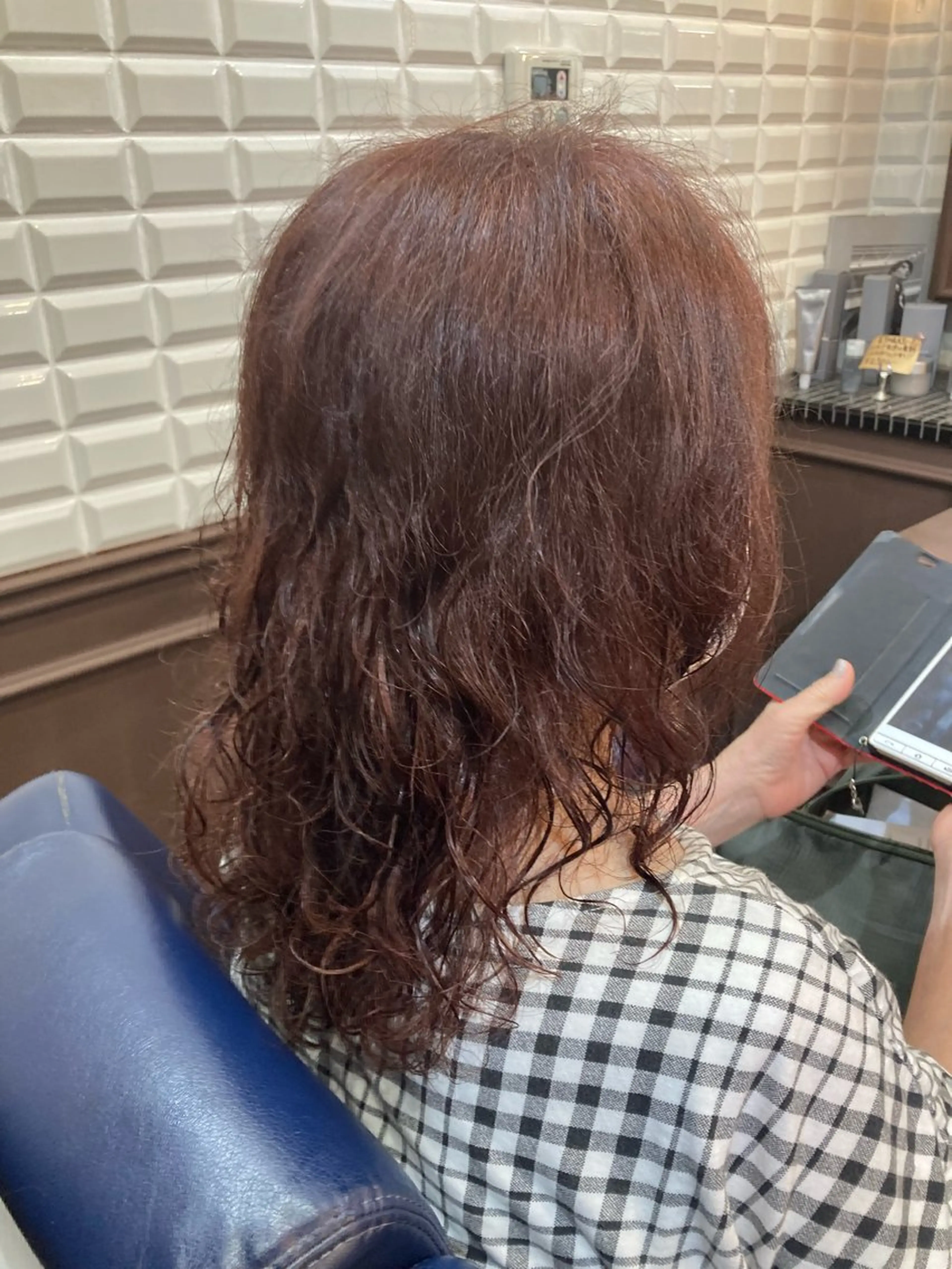 ロング カラー ベージュカラー ヘアカラー トリートメント ルピナス中田店長 山口大地のヘアスタイル