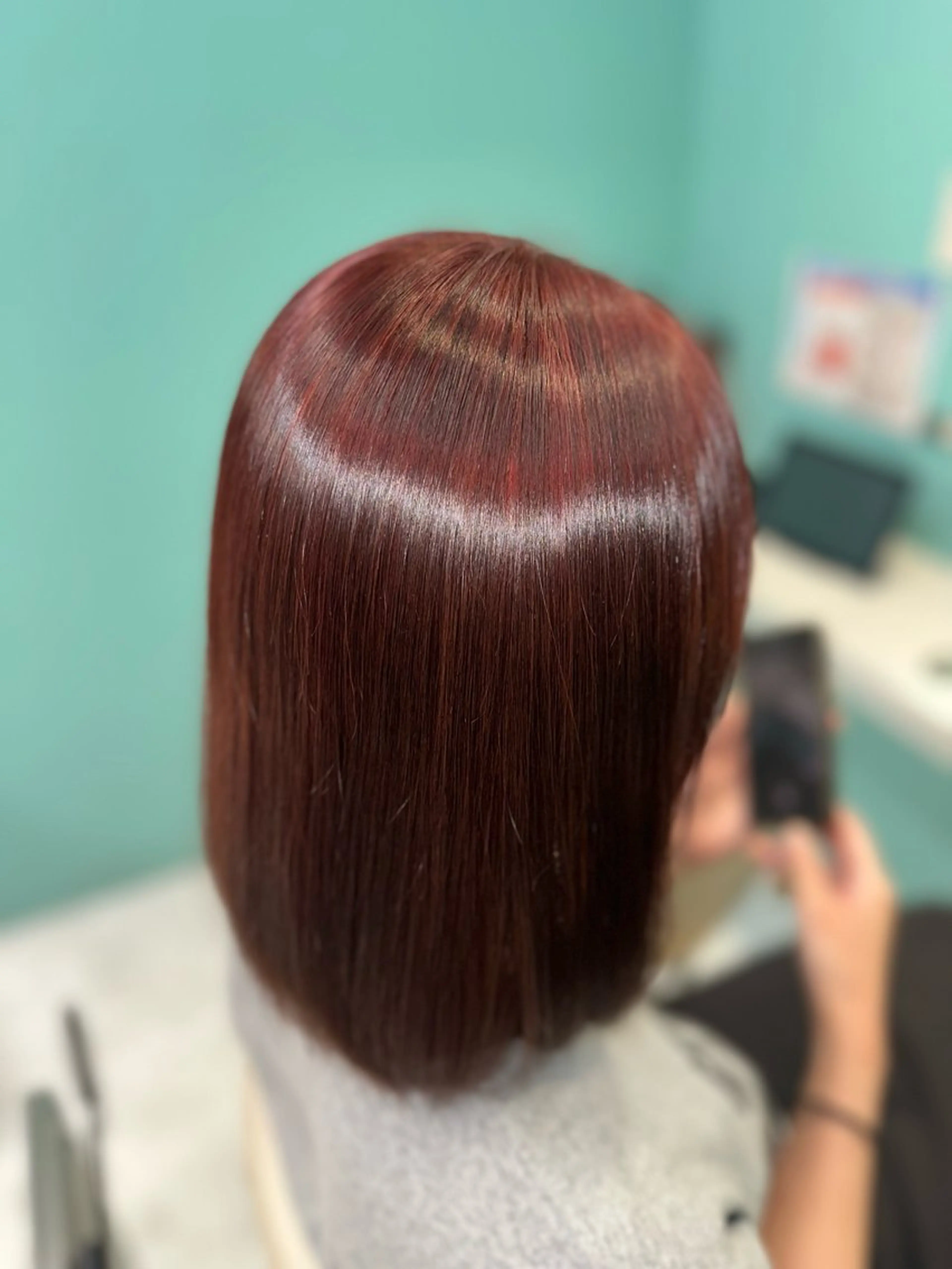 ミディアム カラー ヘアカラー トリートメント LeeHorie miuのヘアスタイル
