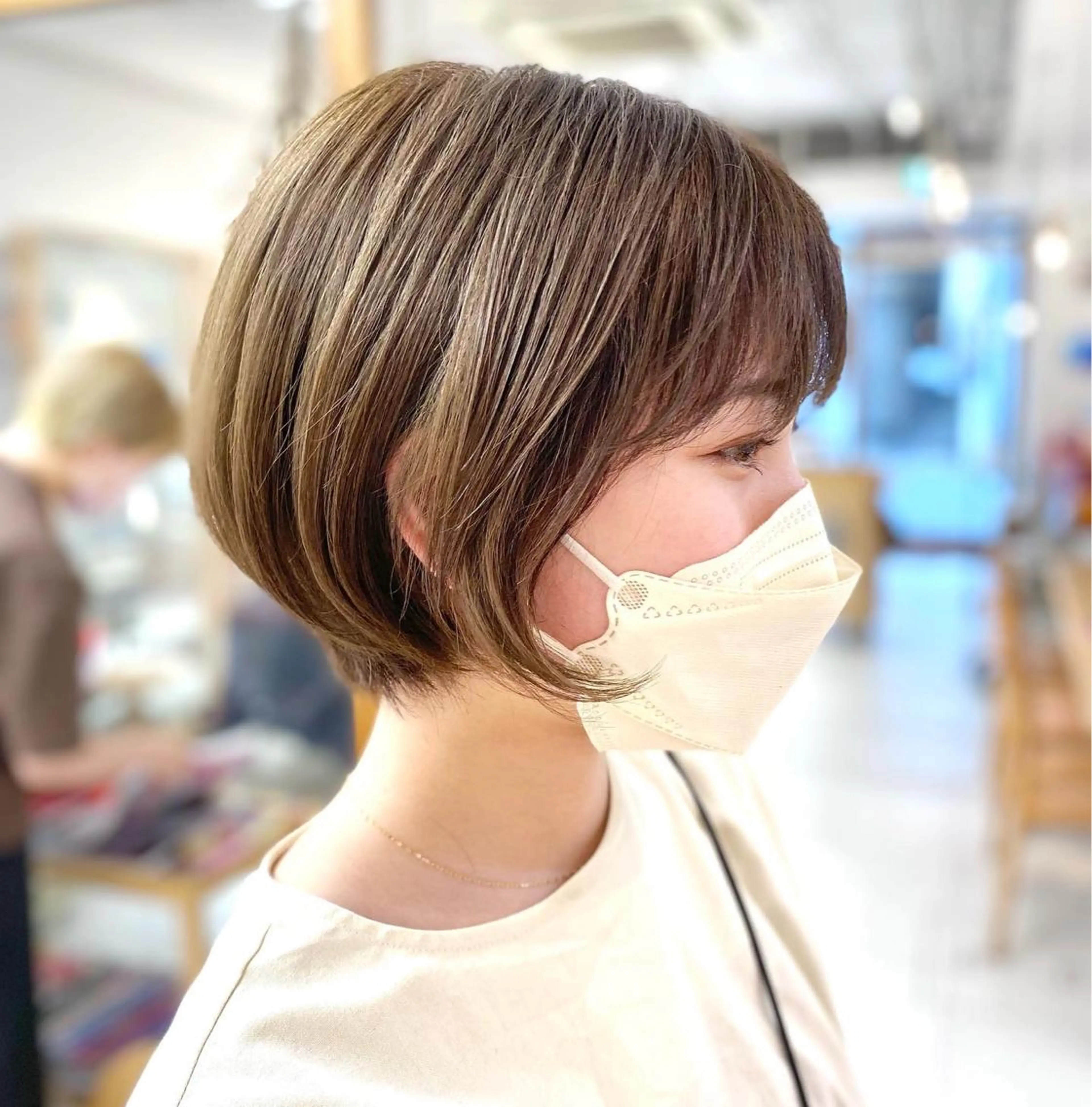 ショート カラー カット ヘアカラー トリートメント 平田 健一のヘアスタイル