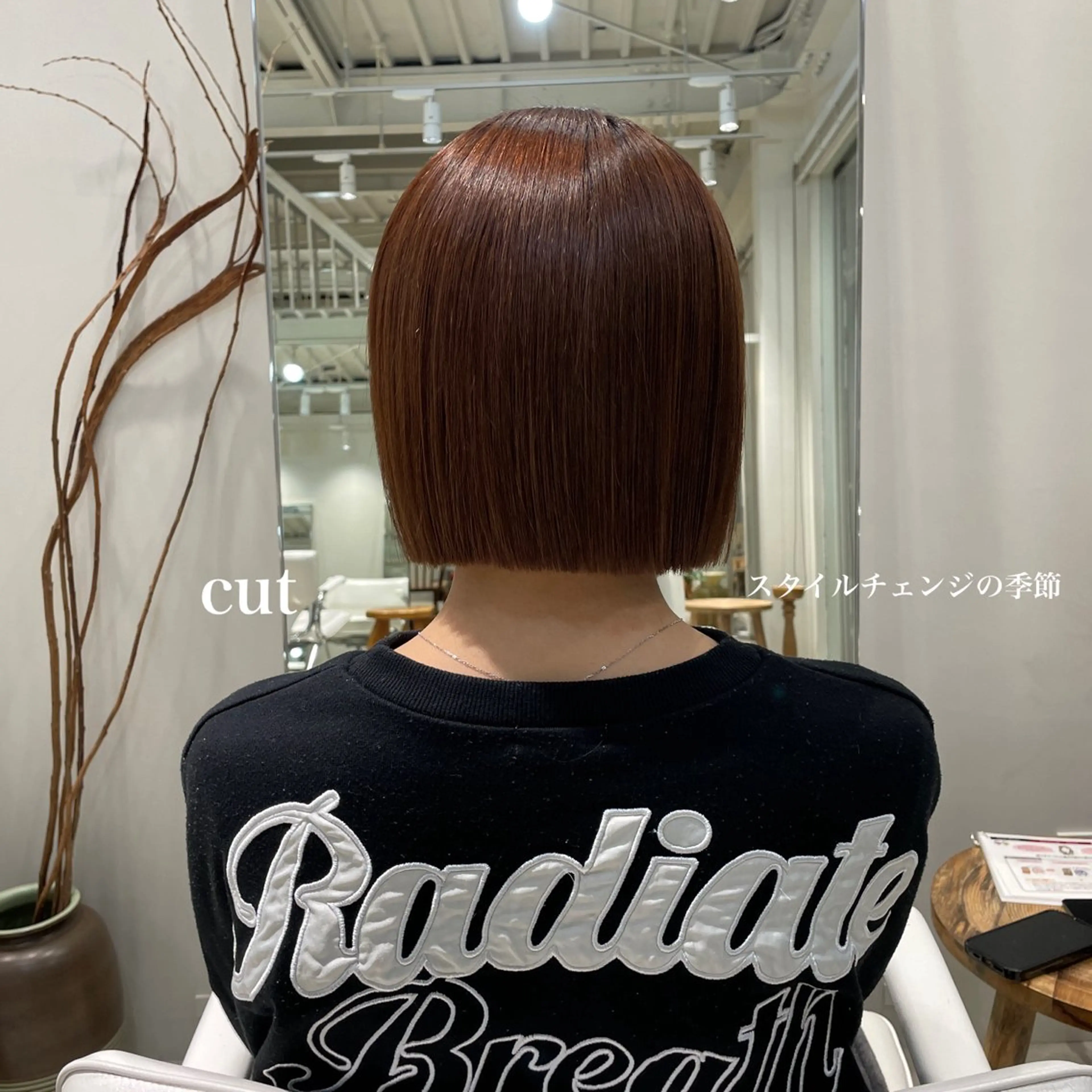 ショート ボブ 峯崎 葵のヘアスタイル