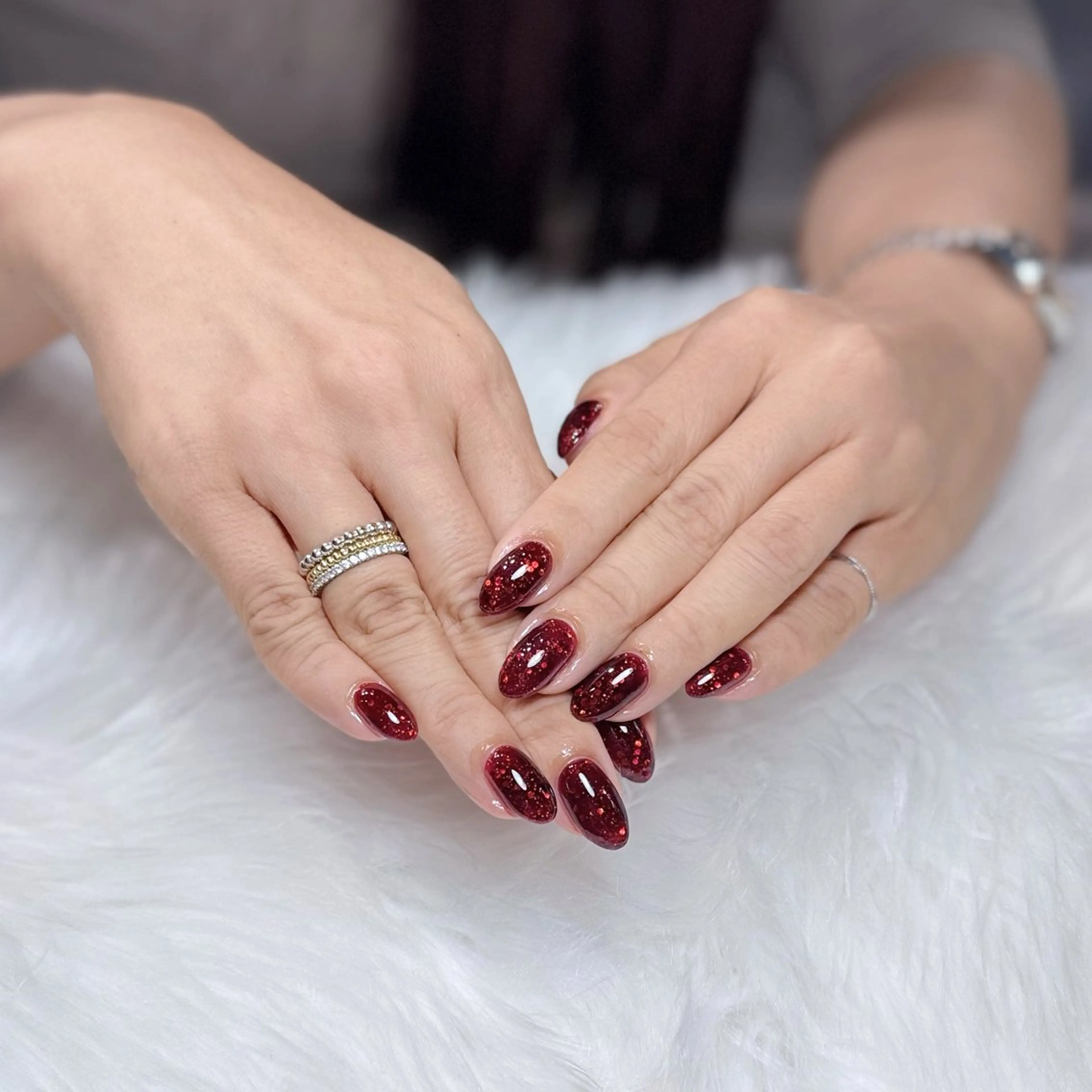 ネイル オーロラネイル チークネイル フットネイル フレンチネイル ジェルネイル ハンドネイル Nichi Nailsのネイルデザイン