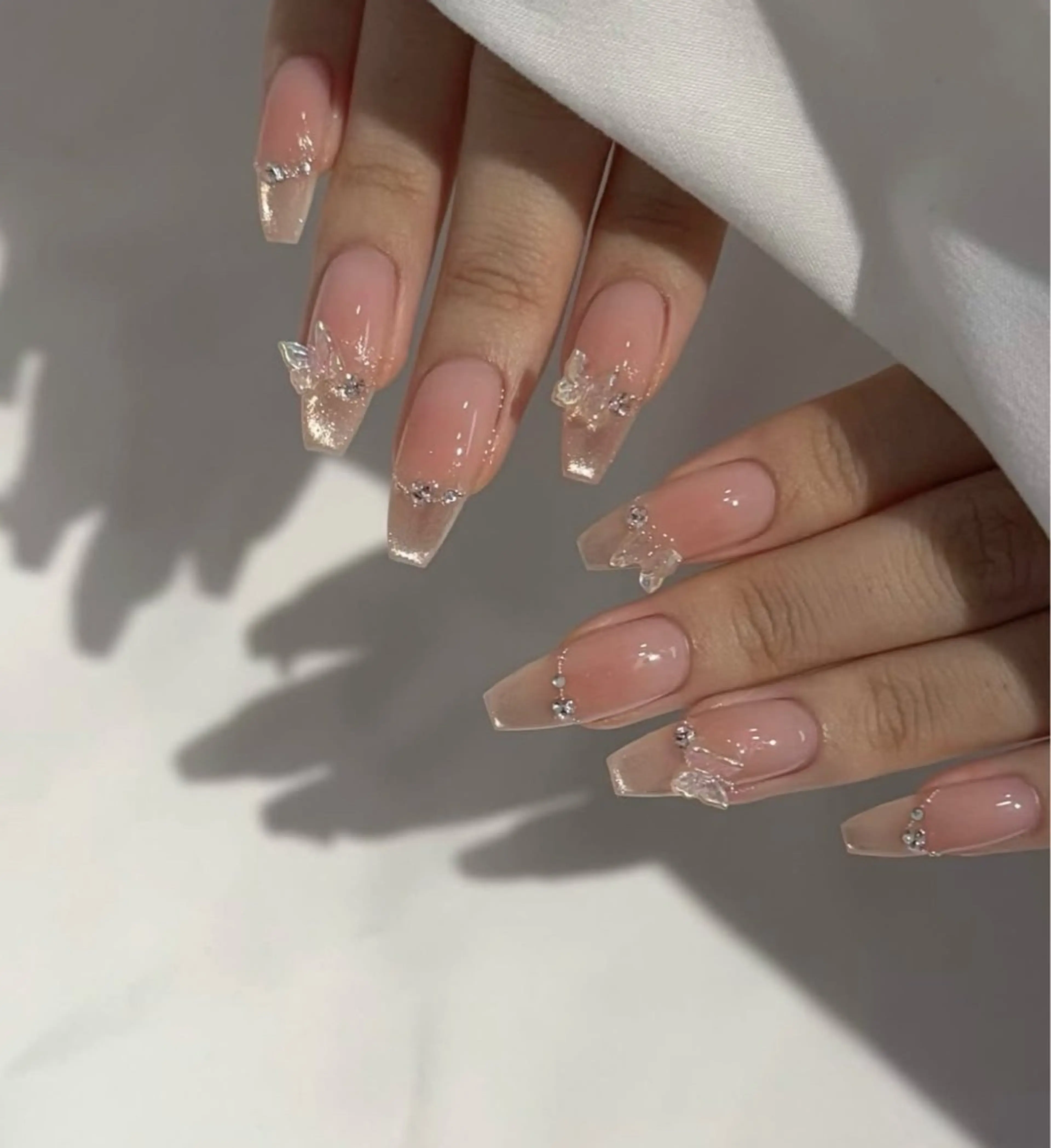 ネイル アートネイル ジェルネイル キラキラネイル ミラーネイル ピンク ハンドネイル Ryunail所属・Ryu Nail Shinokuboのネイルデザイン