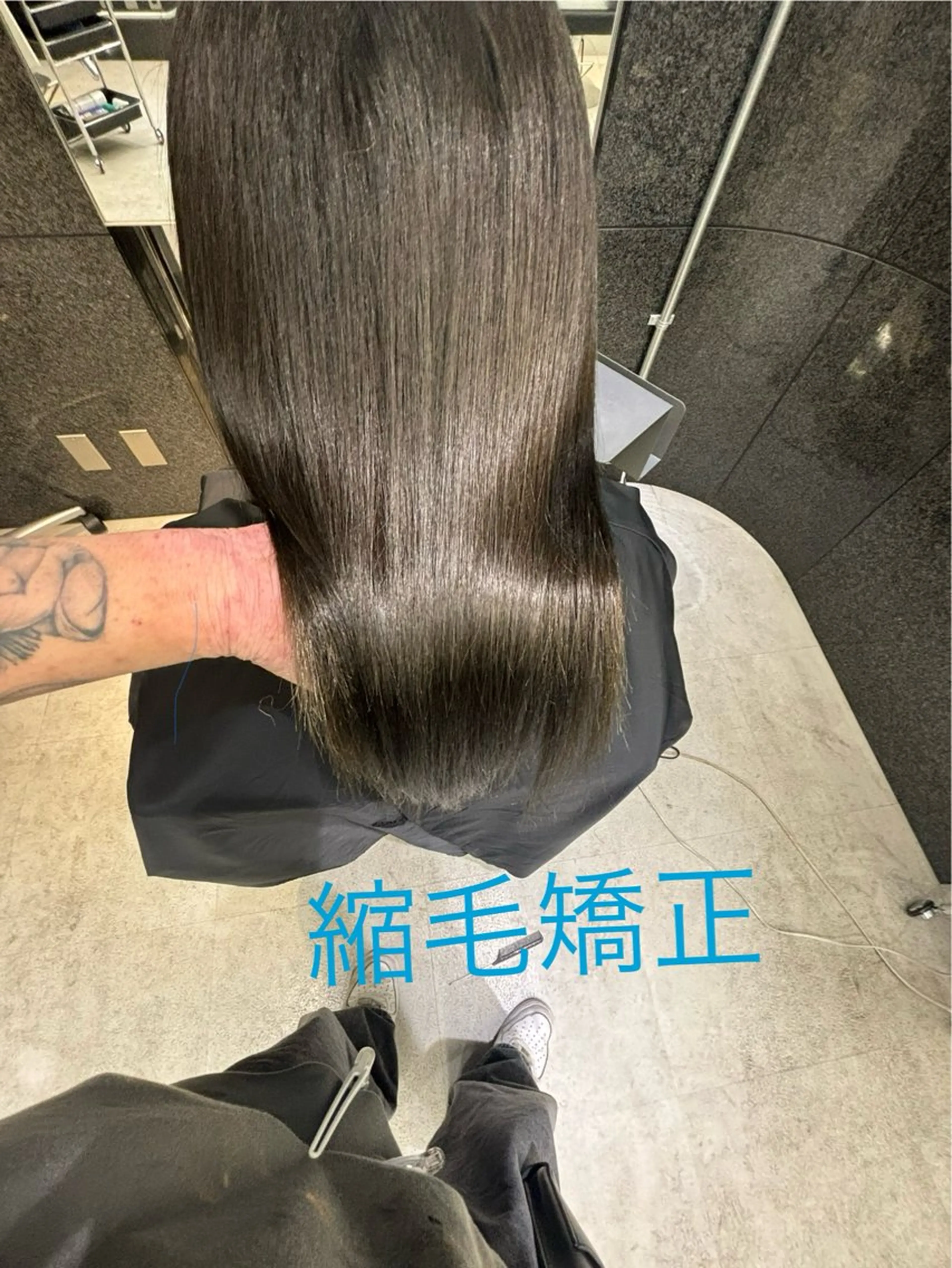 縮毛矯正➕髪質改善トリートメントの写真