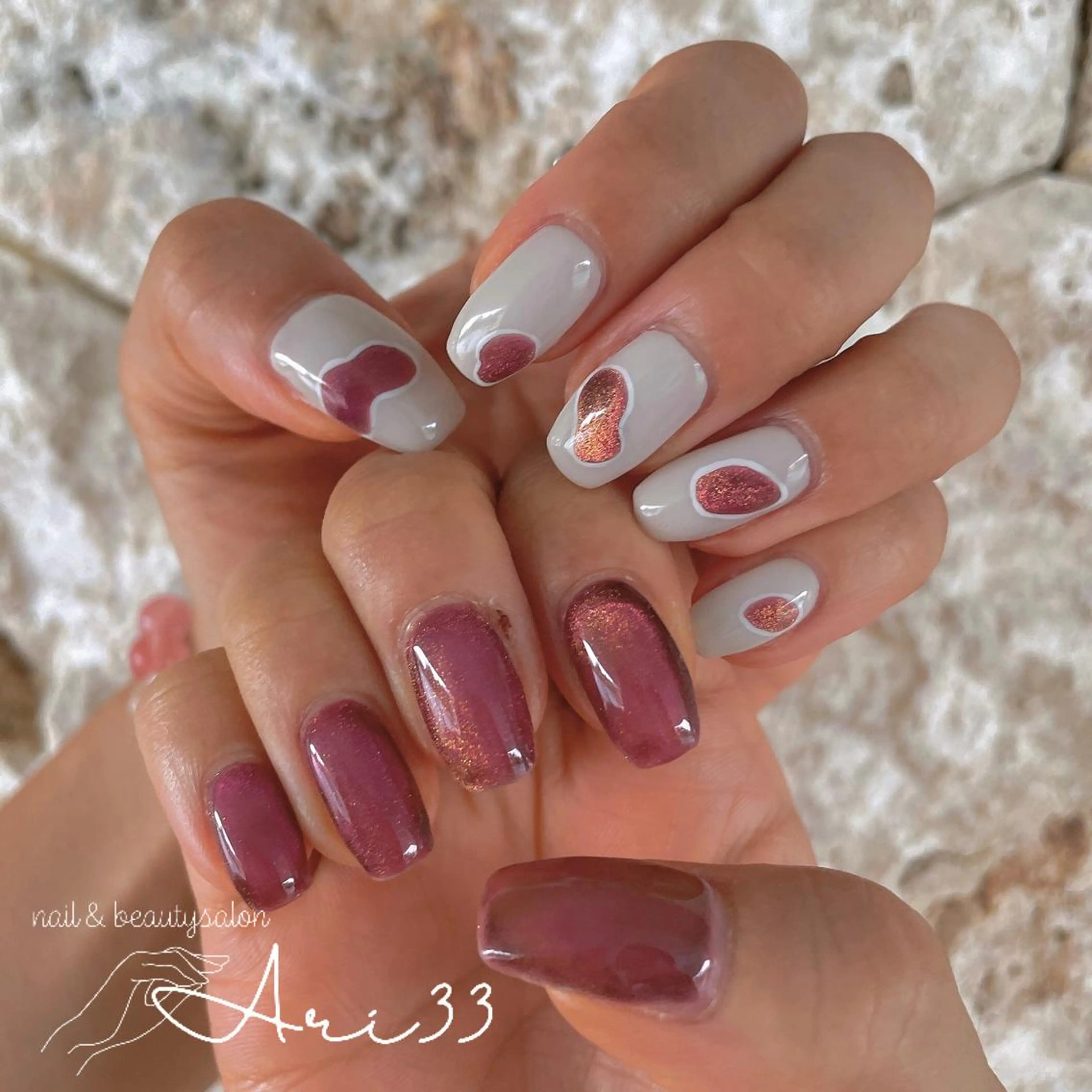 ネイル ハンドネイル プライベートサロン Ari33nailのネイルデザイン