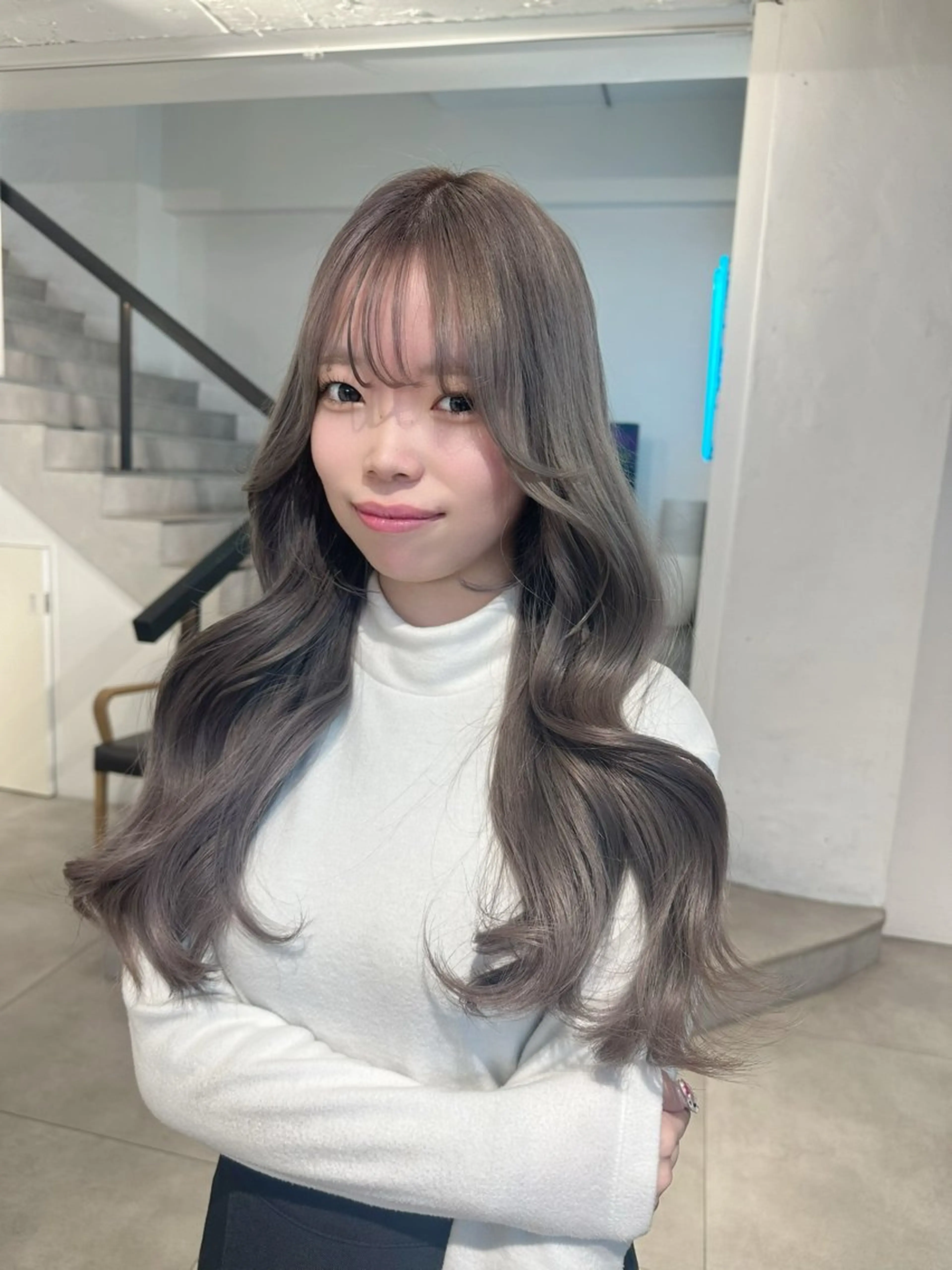 カラー ヘアカラー ハイトーン特化 pepe🎀のヘアスタイル