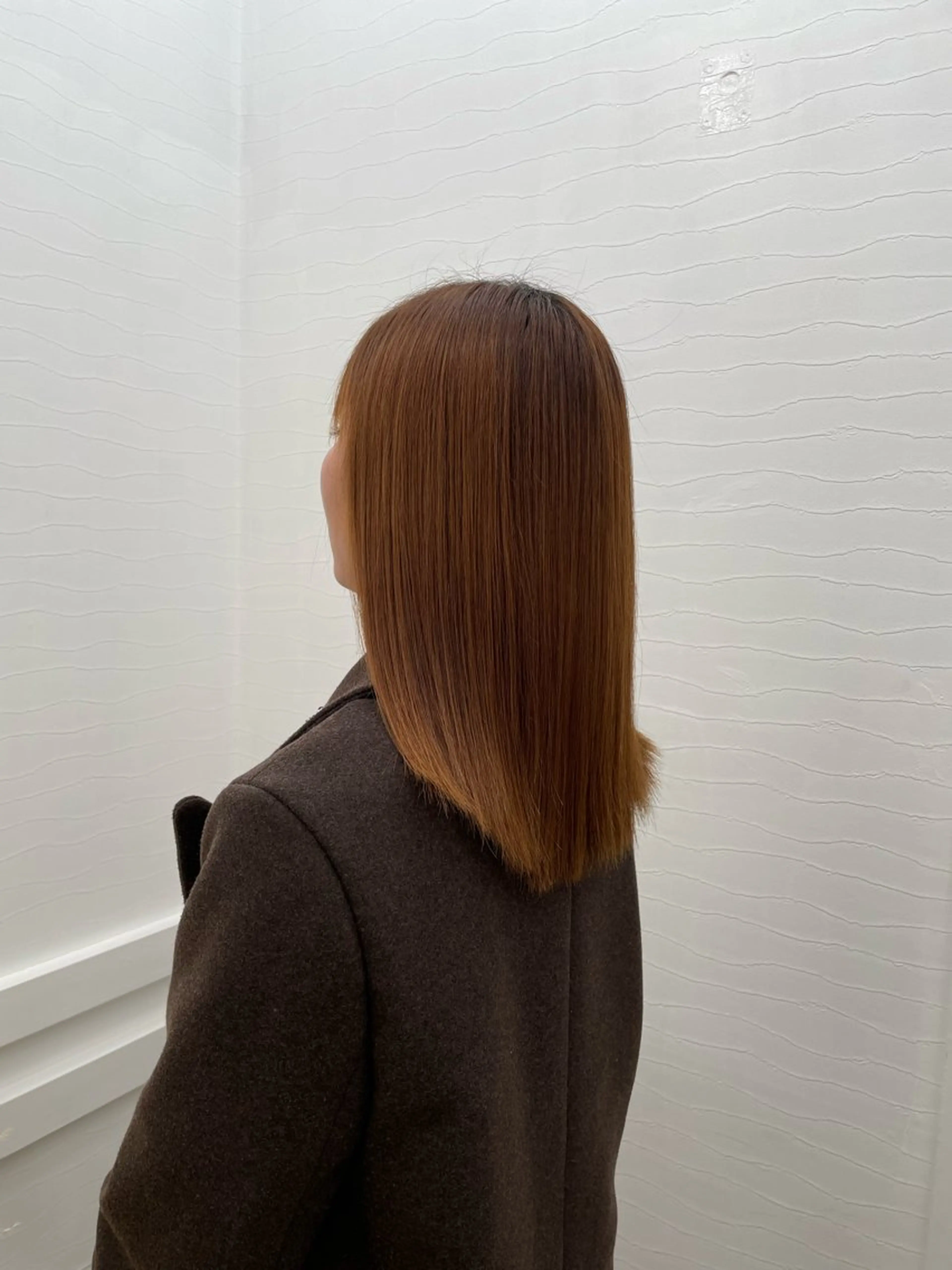 セミロング カラー パーマ 髪質改善 縮毛矯正 縮毛矯正 YUIMARL/ HIROTOのヘアスタイル