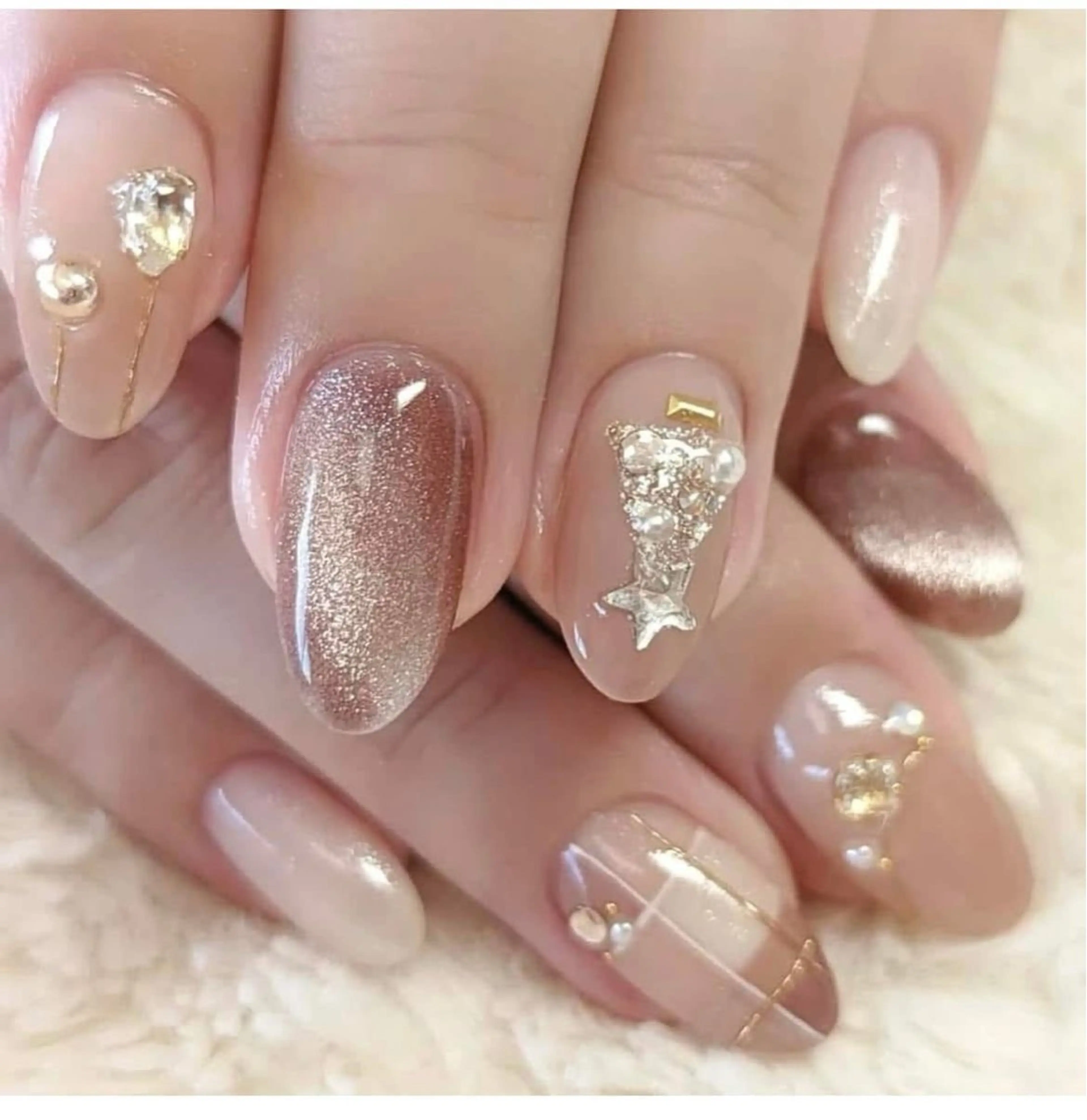 ネイル ハンドネイル Rose Ana.Chuoのネイルデザイン