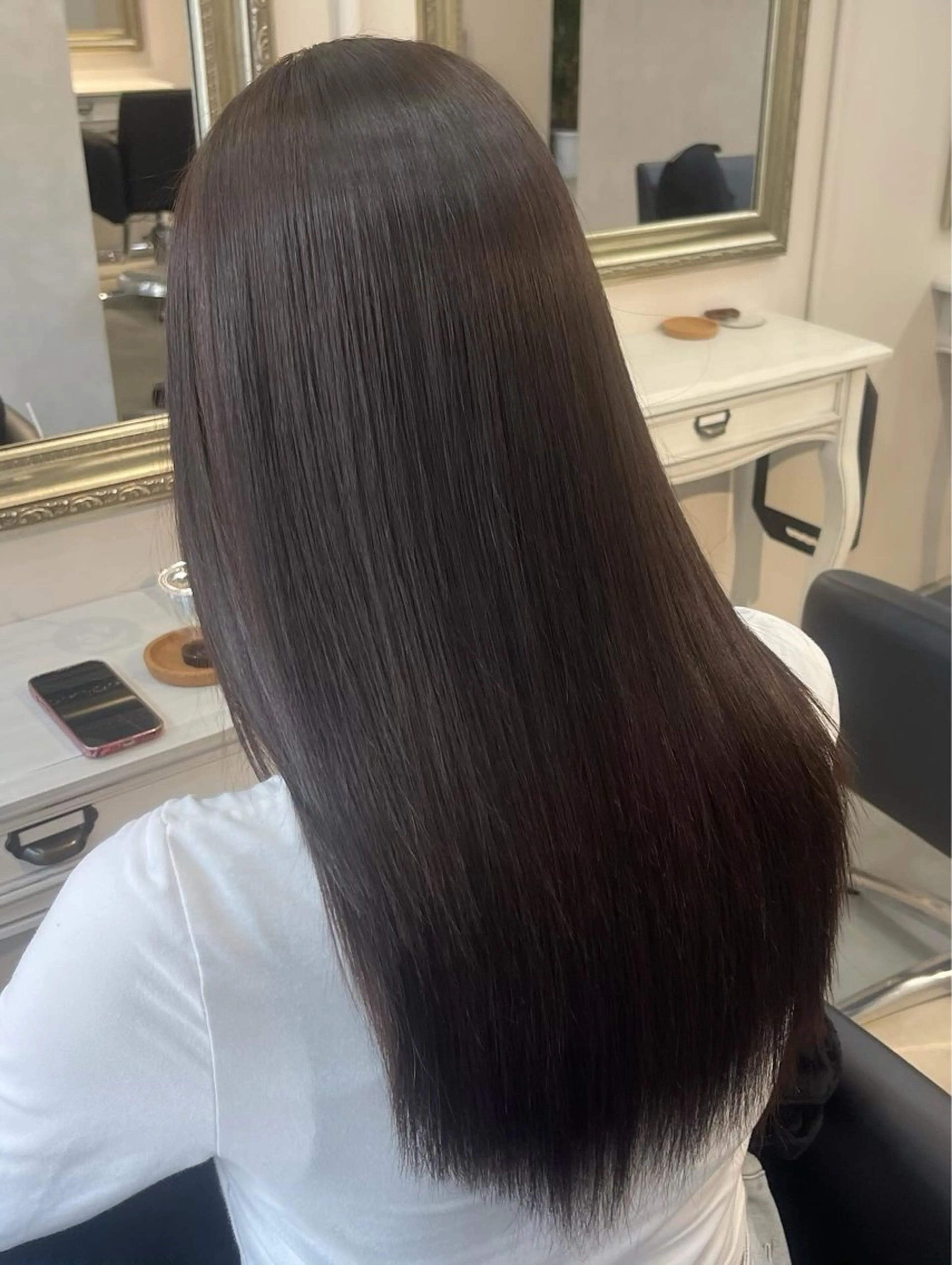 【艶髪縮毛矯正】＋似合わせカット＋トリートメント(CIENケア付き)の写真