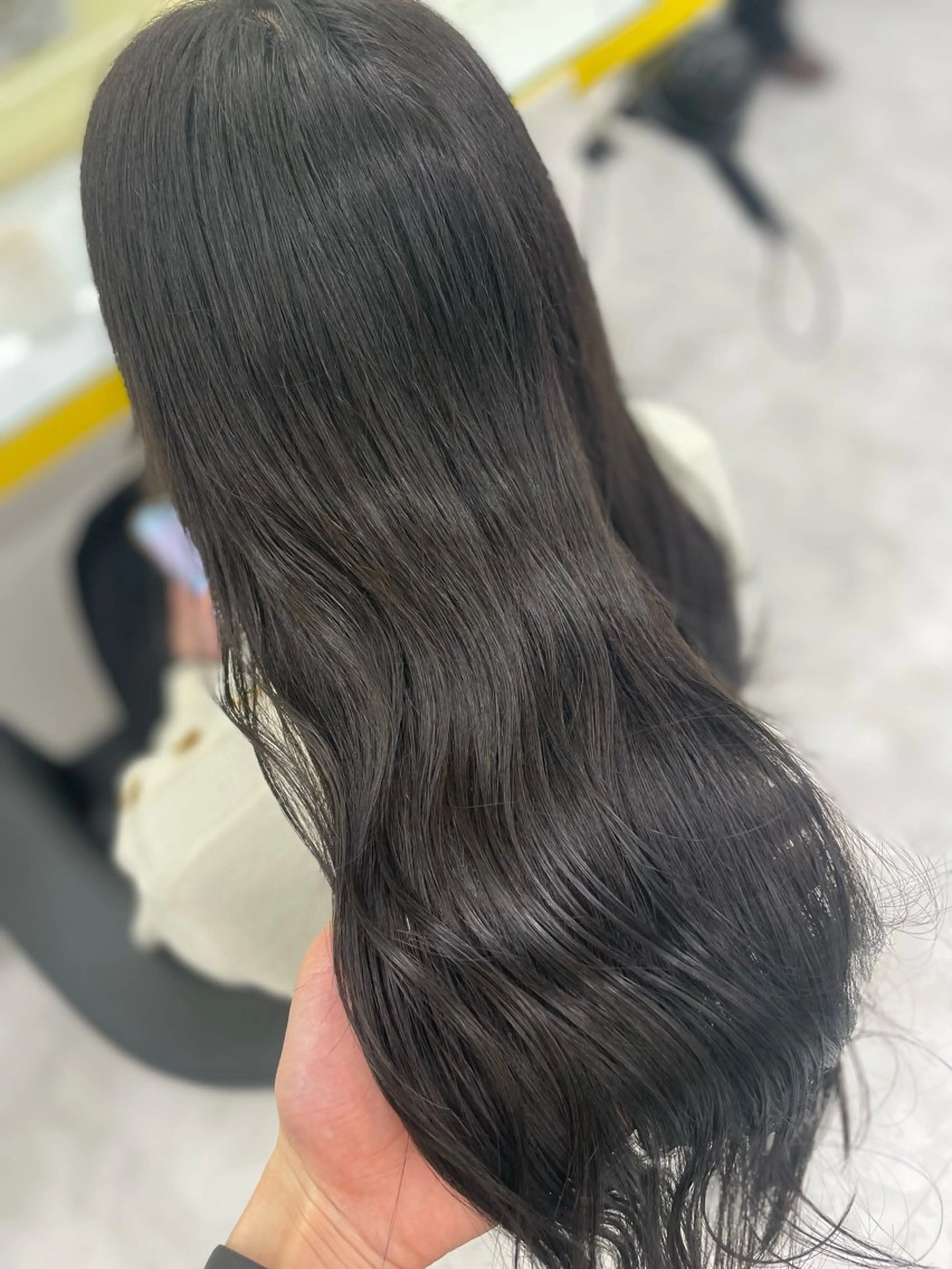 ロング カラー ヘアアレンジ 透明感カラー カット ヘアカラー トリートメント 💕透明感暗髪💕 りくのヘアスタイル