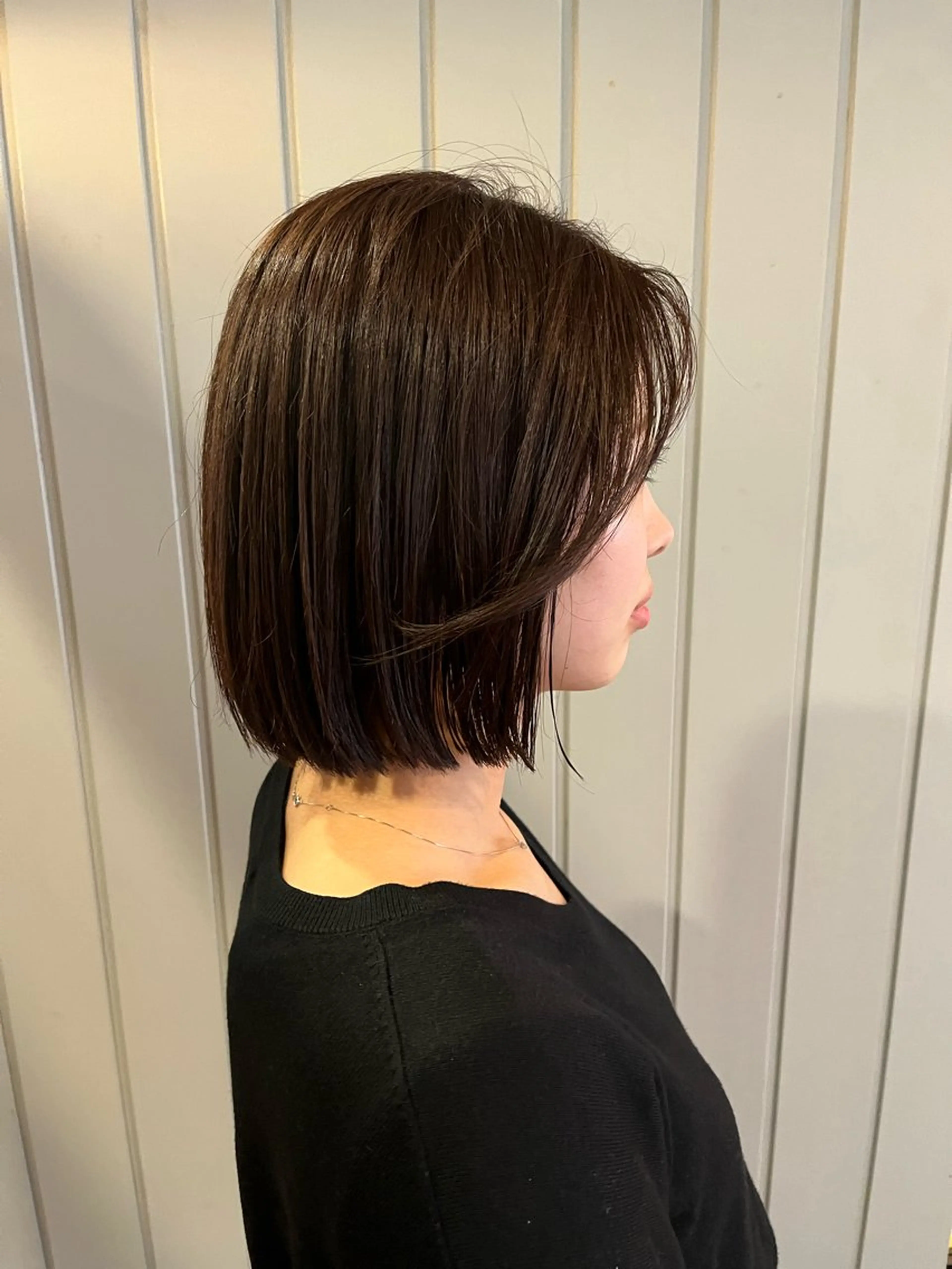 ミディアム ボブ anon所属・田中 結月のヘアスタイル