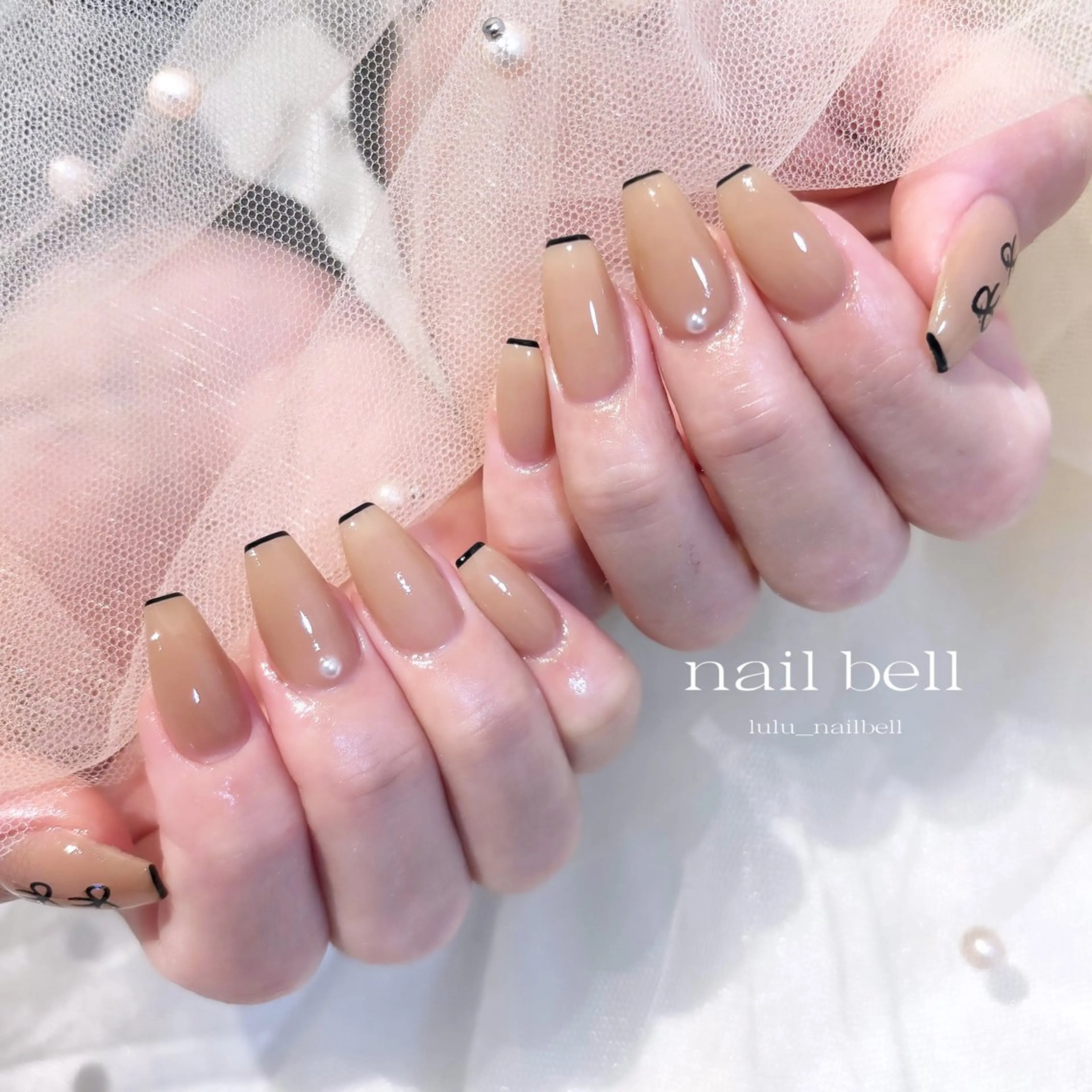 ネイル 大人可愛いネイル🎗 Hinaのネイルデザイン