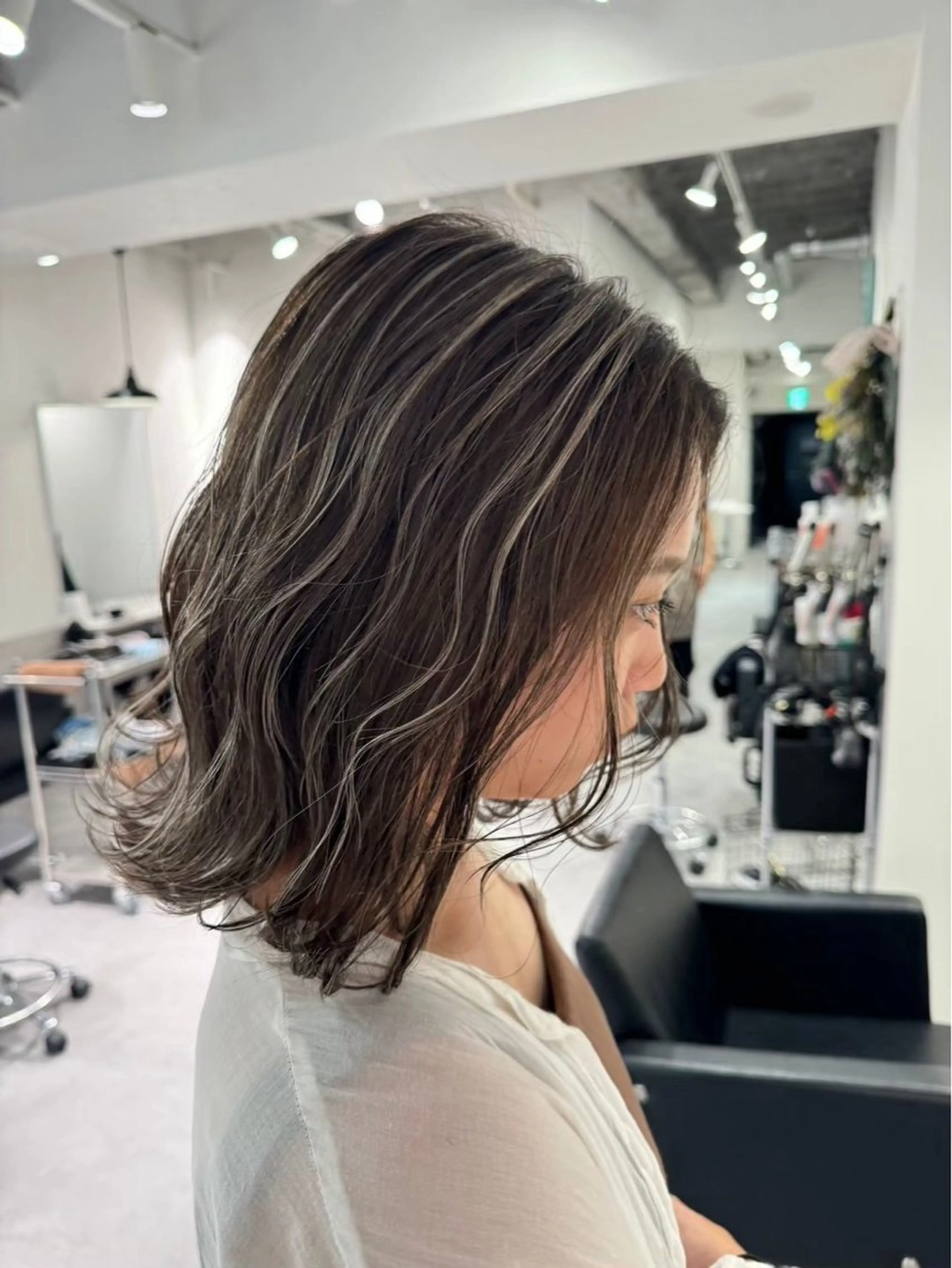 ショート カラー ボブ ヘアカラー YUDAIカラー・ ブリーチ/堀江・難波のヘアスタイル