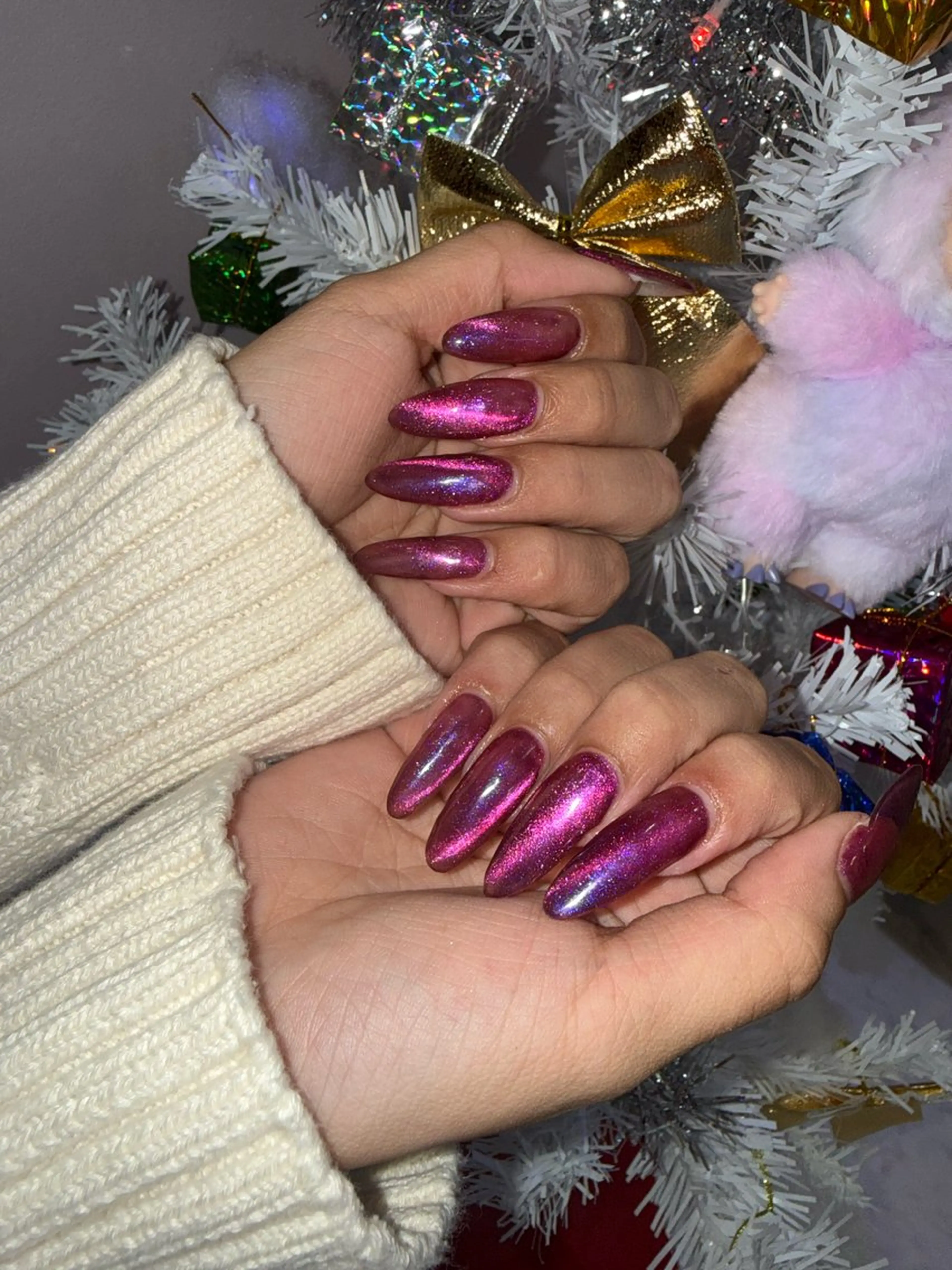 ネイル 長さ出し マグネットネイル Meley MAYUのネイルデザイン