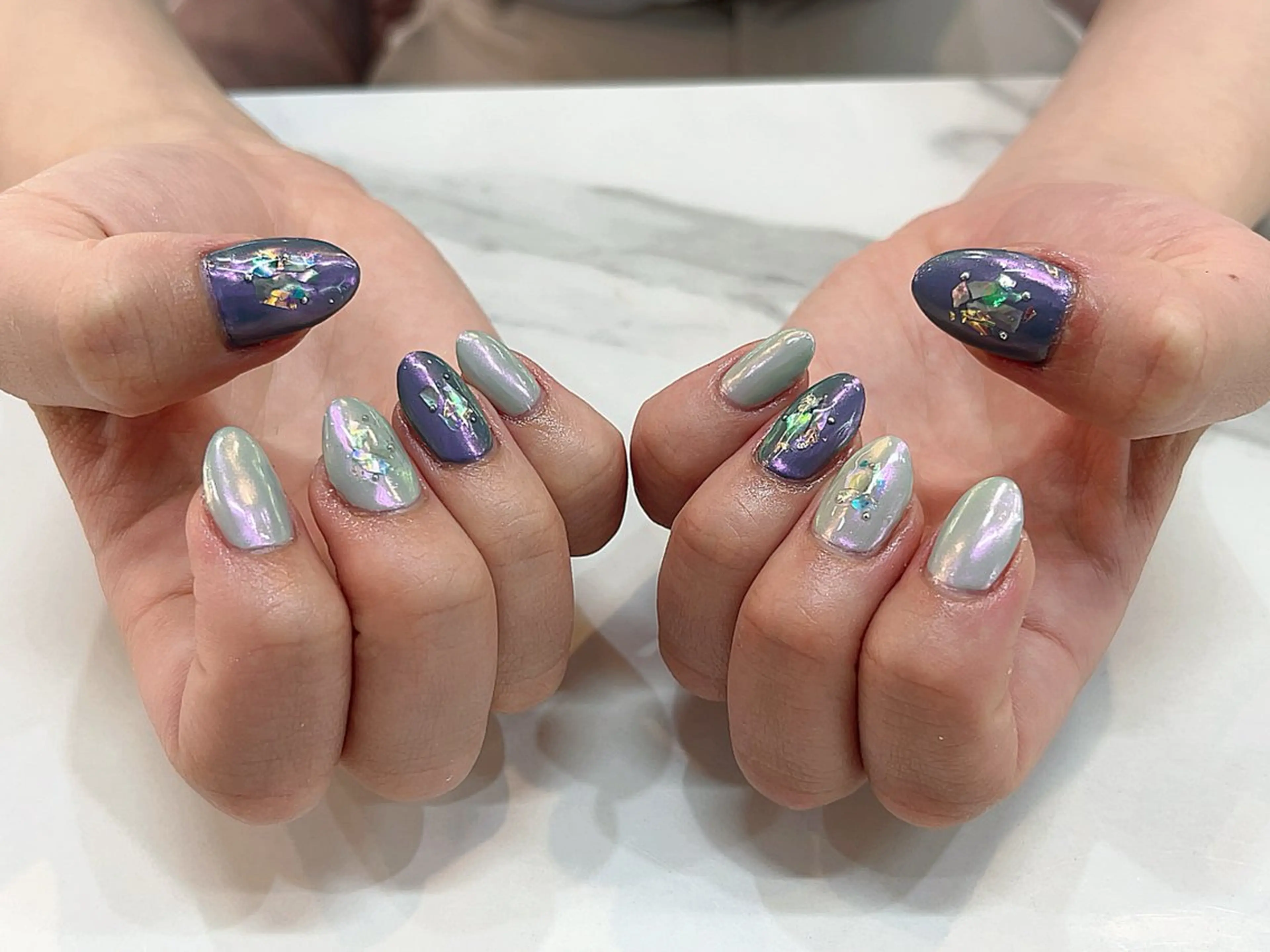 ネイル ハンドネイル LAZO所属・あおやぎ ゆきこのネイルデザイン