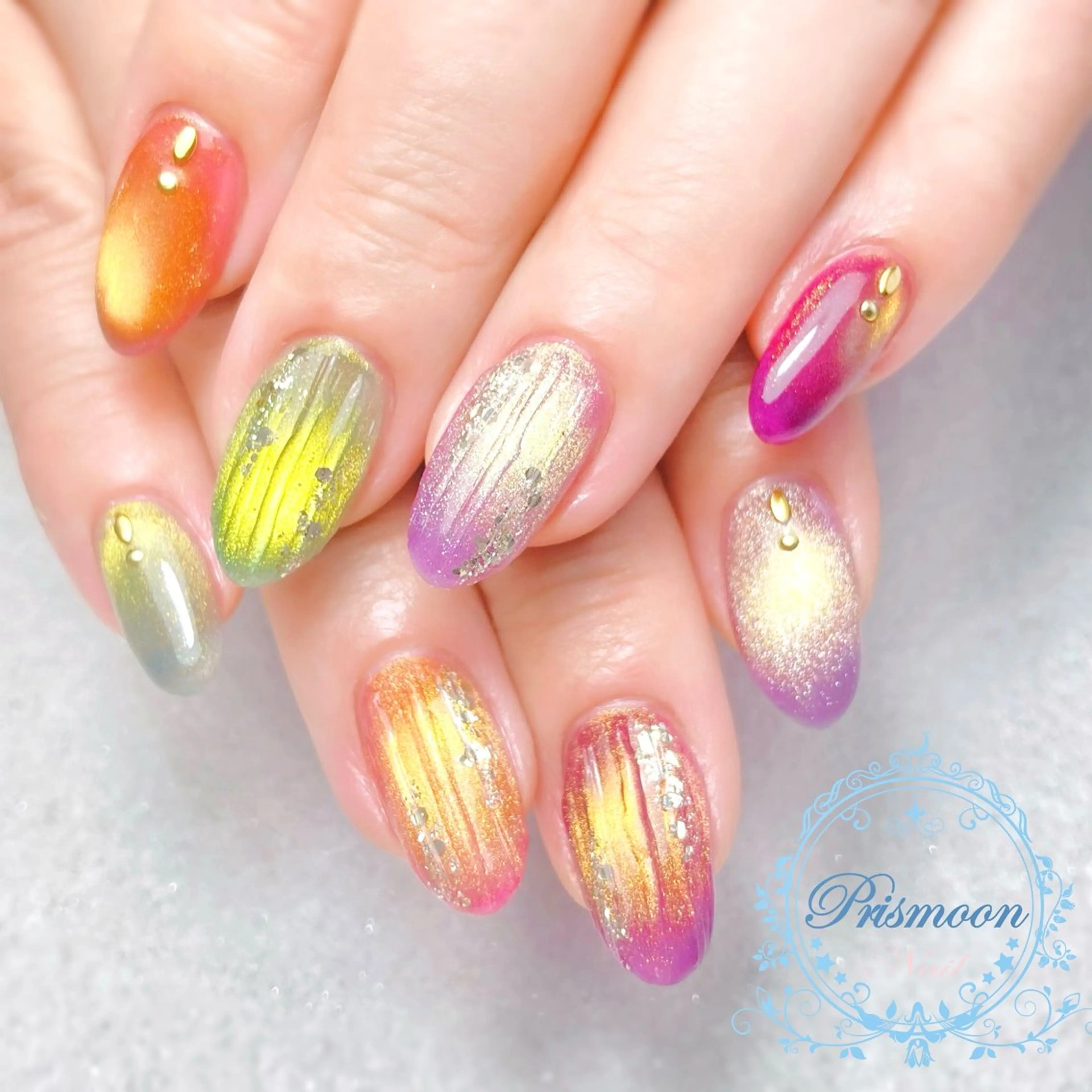 ネイル マグネットネイル Prismoon  Nail所属・Prismoon Nailのネイルデザイン
