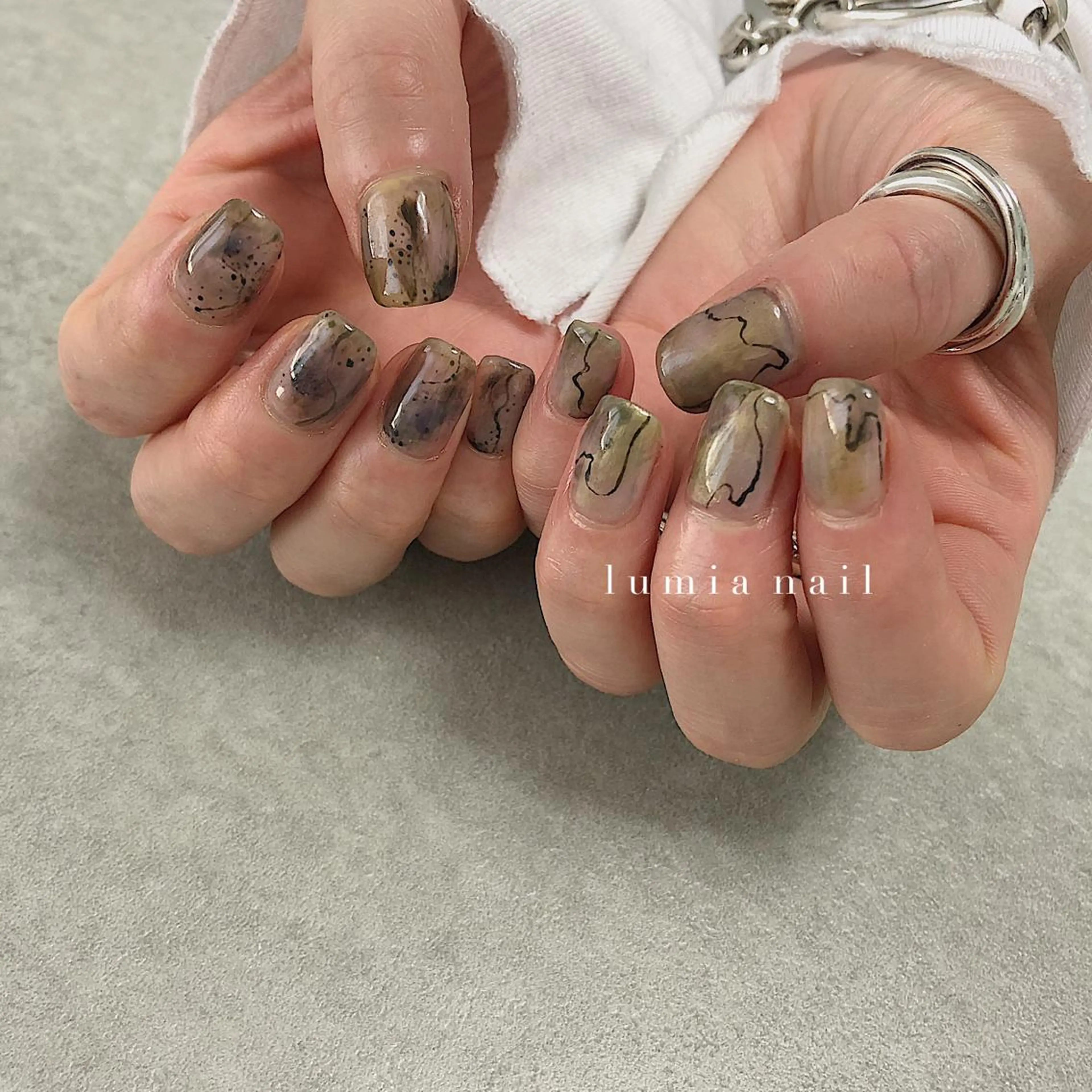 ネイル nail&eyelash Rine所属・Rine 放出 (リネ)のネイルデザイン