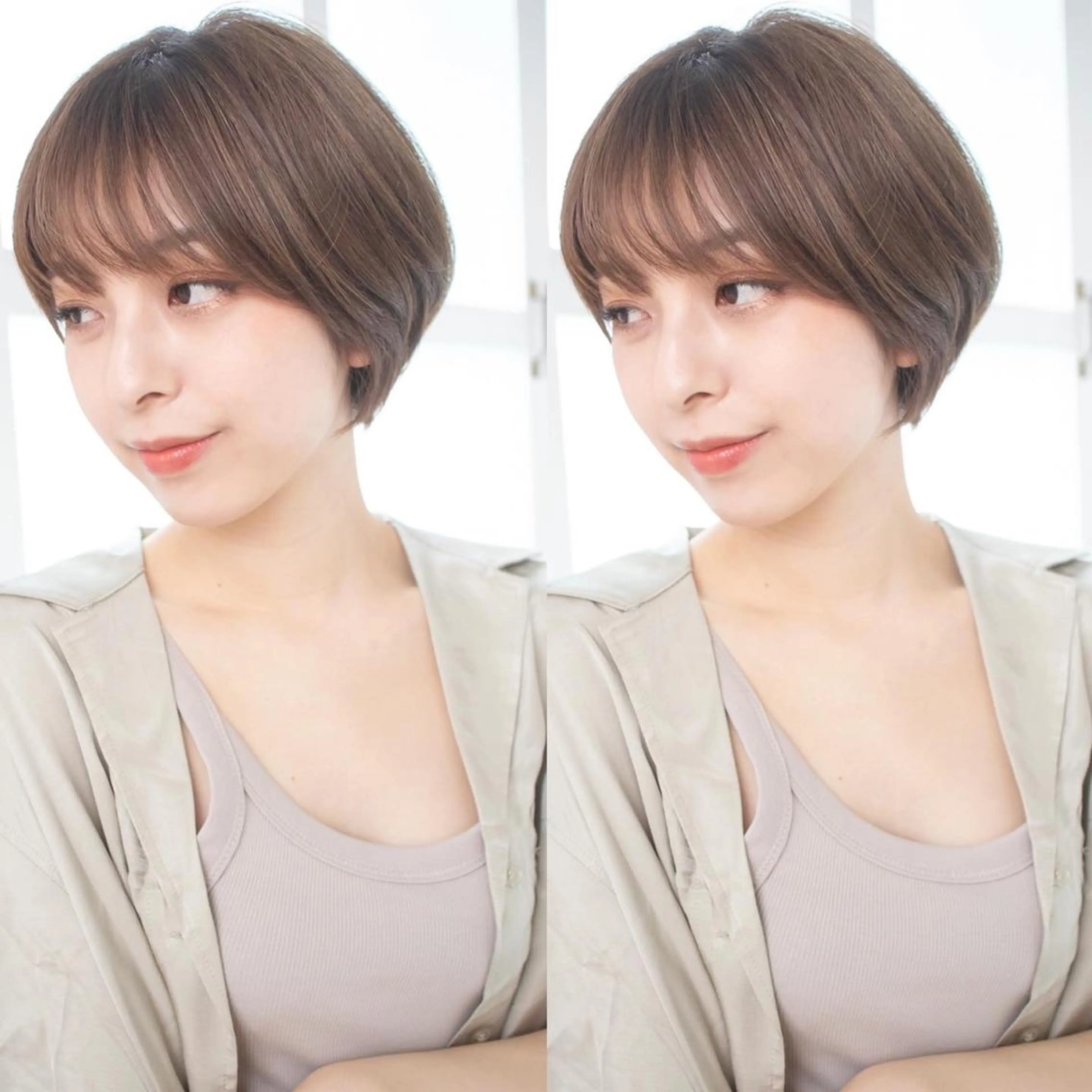 ショート カラー カット ヘアカラー HARUKI MINATO japan所属・🧡ショートの達人 🧡SHOのヘアスタイル