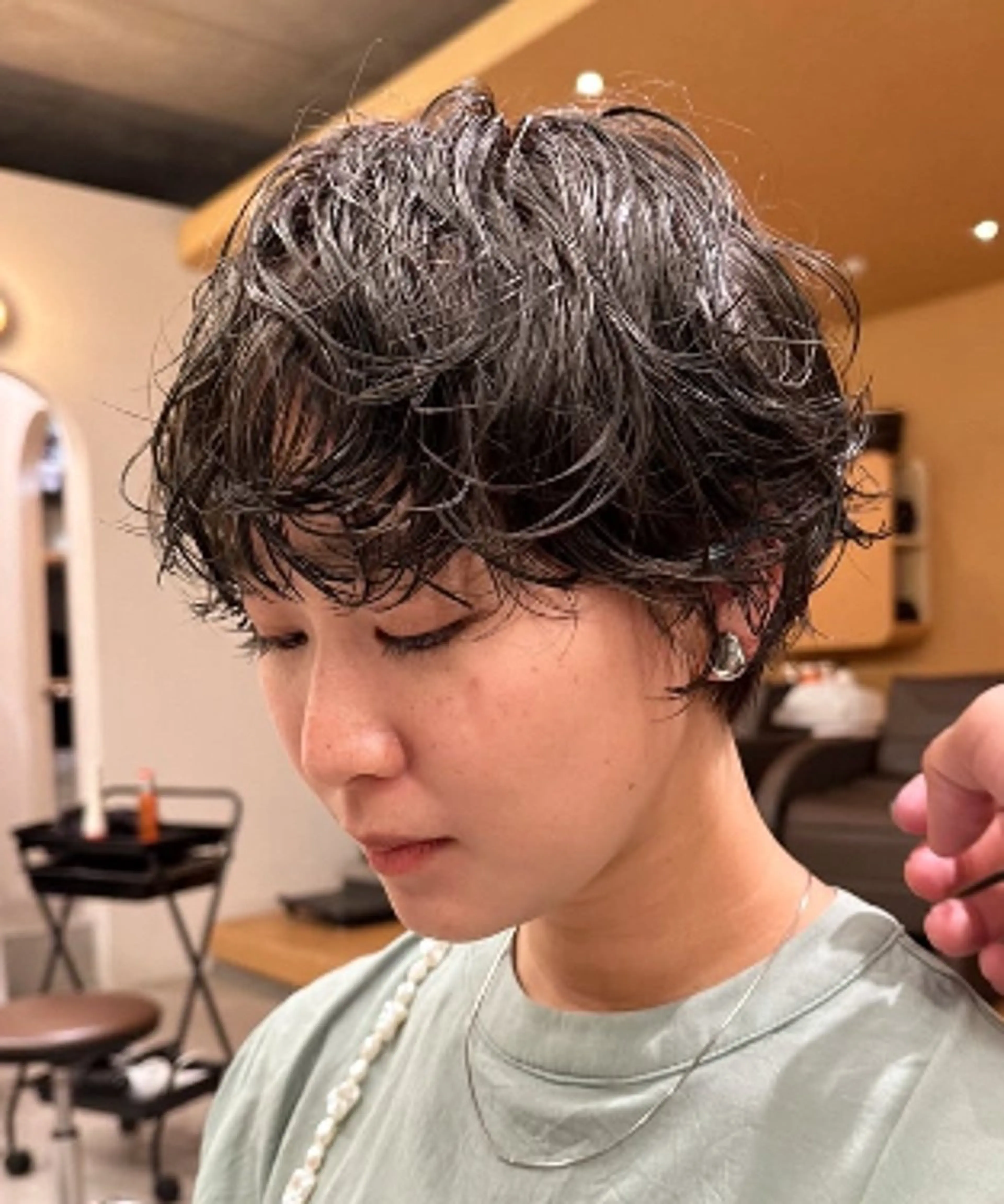 ショート パーマ ショートパーマ/似合 わせ/池袋/あつしのヘアスタイル