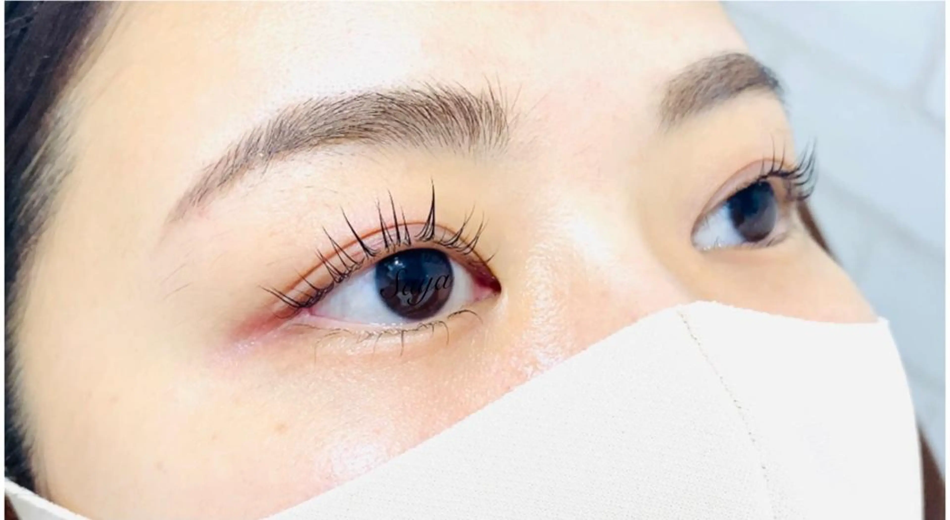 ロング カラー パーマ ヘアアレンジ メンズ キッズ ネイル マツエク・マツパ パリジェンヌラッシュリフト Attrait Eye所属・Attrait Eye☻*Sayaのマツエク・マツパデザイン