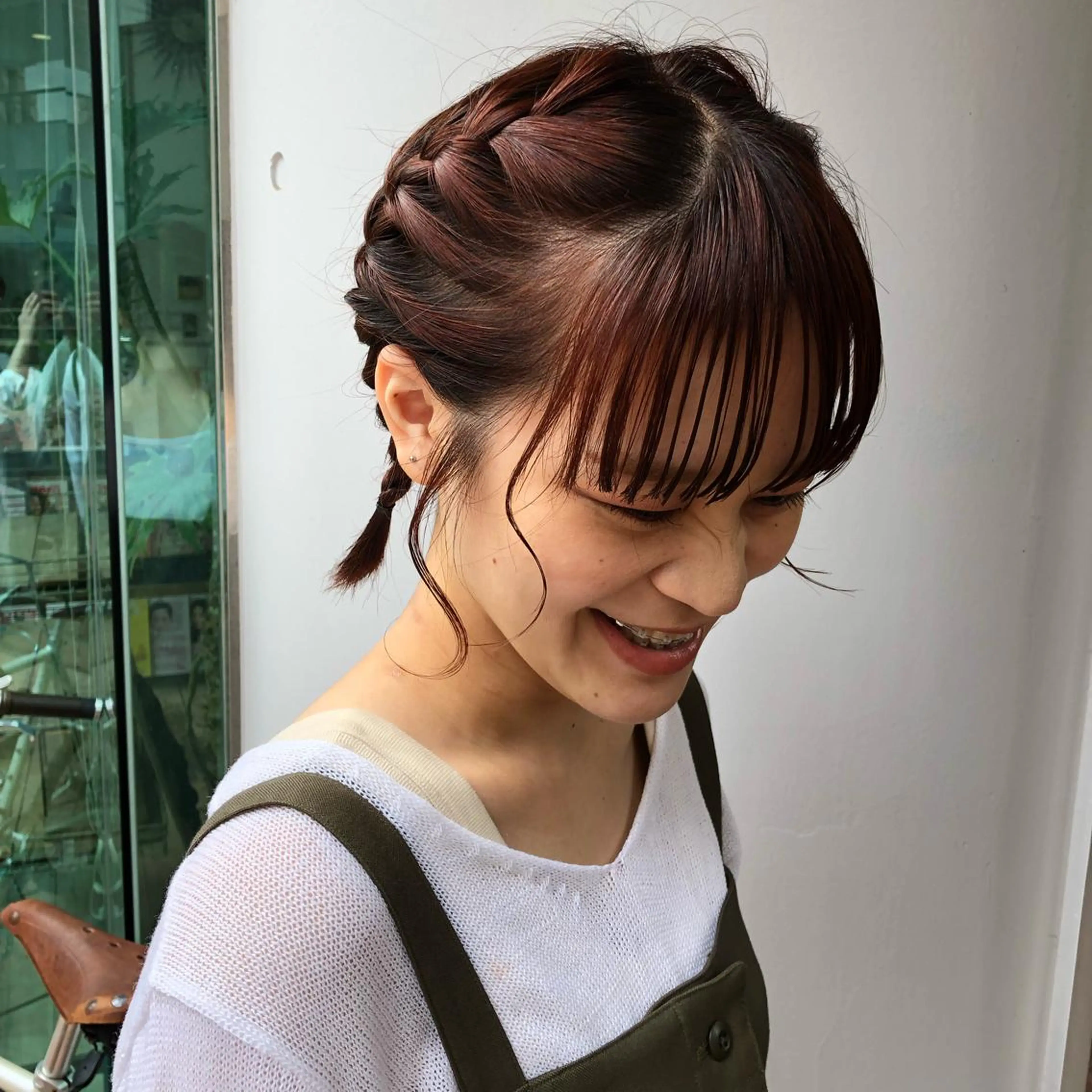 ショート カラー ヘアアレンジ カット ヘアカラー トリートメント BRUNTJET所属・MAEDA MADOKAのヘアスタイル