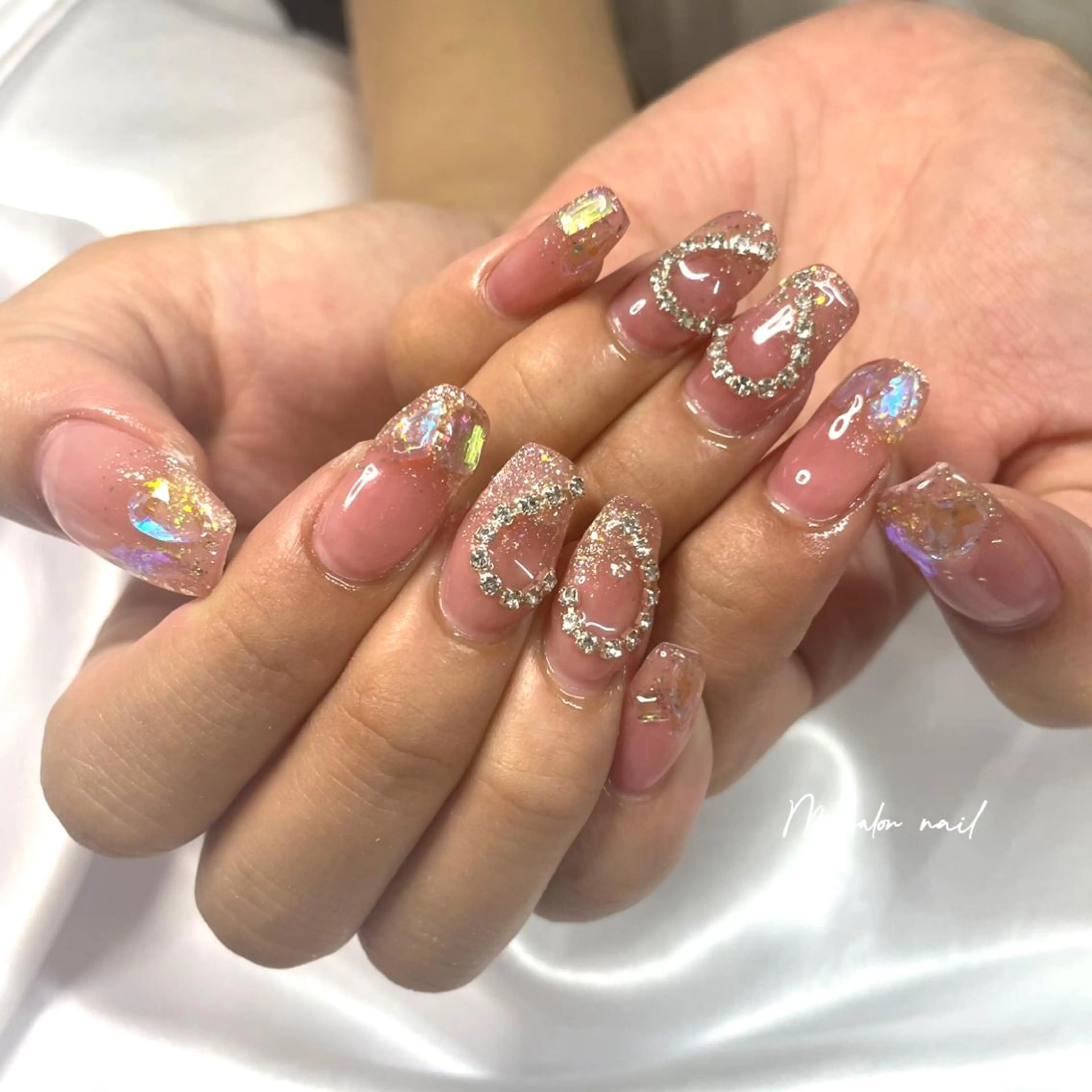 ネイル ワンホンネイル ハンドネイル 韓国/網紅/パーツ M-salonのネイルデザイン