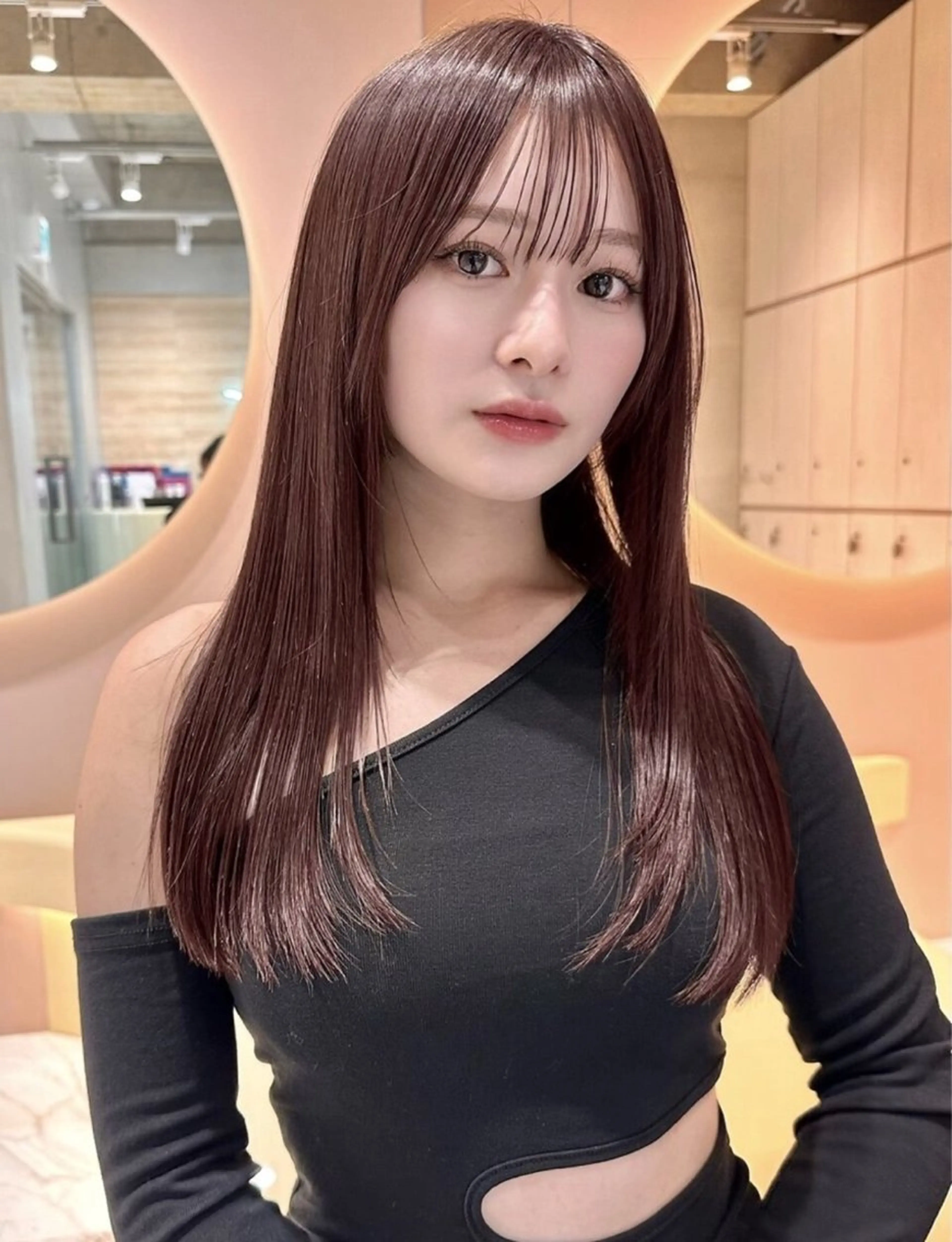 ロング カラー カット ヘアカラー 縮毛矯正 似合わせカットカラー 吉田こうすけのヘアスタイル