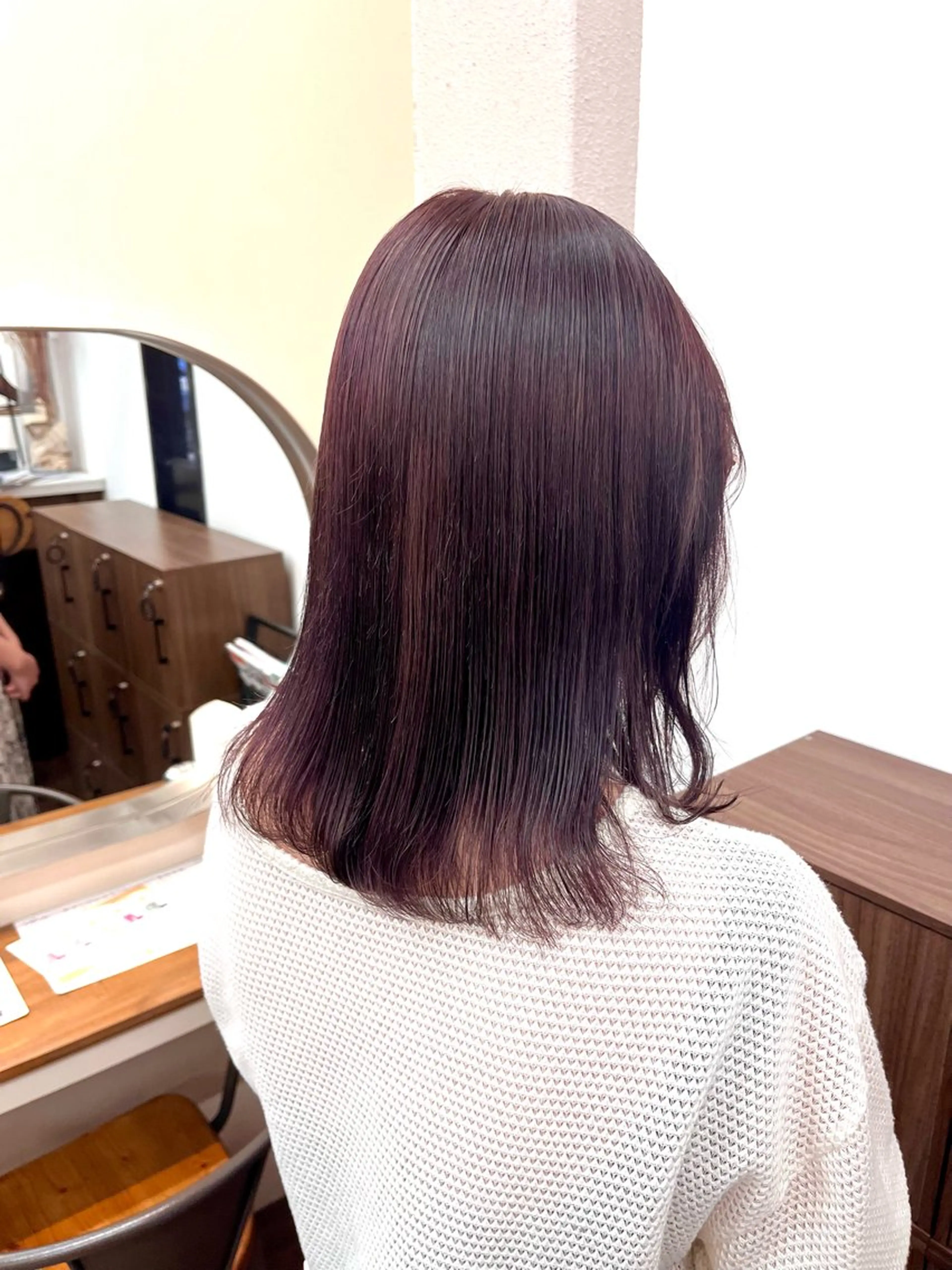 カラー ベージュカラー ラベンダーカラー 暖色/ミルクティ/ 艶髪⭐️honokaのヘアスタイル