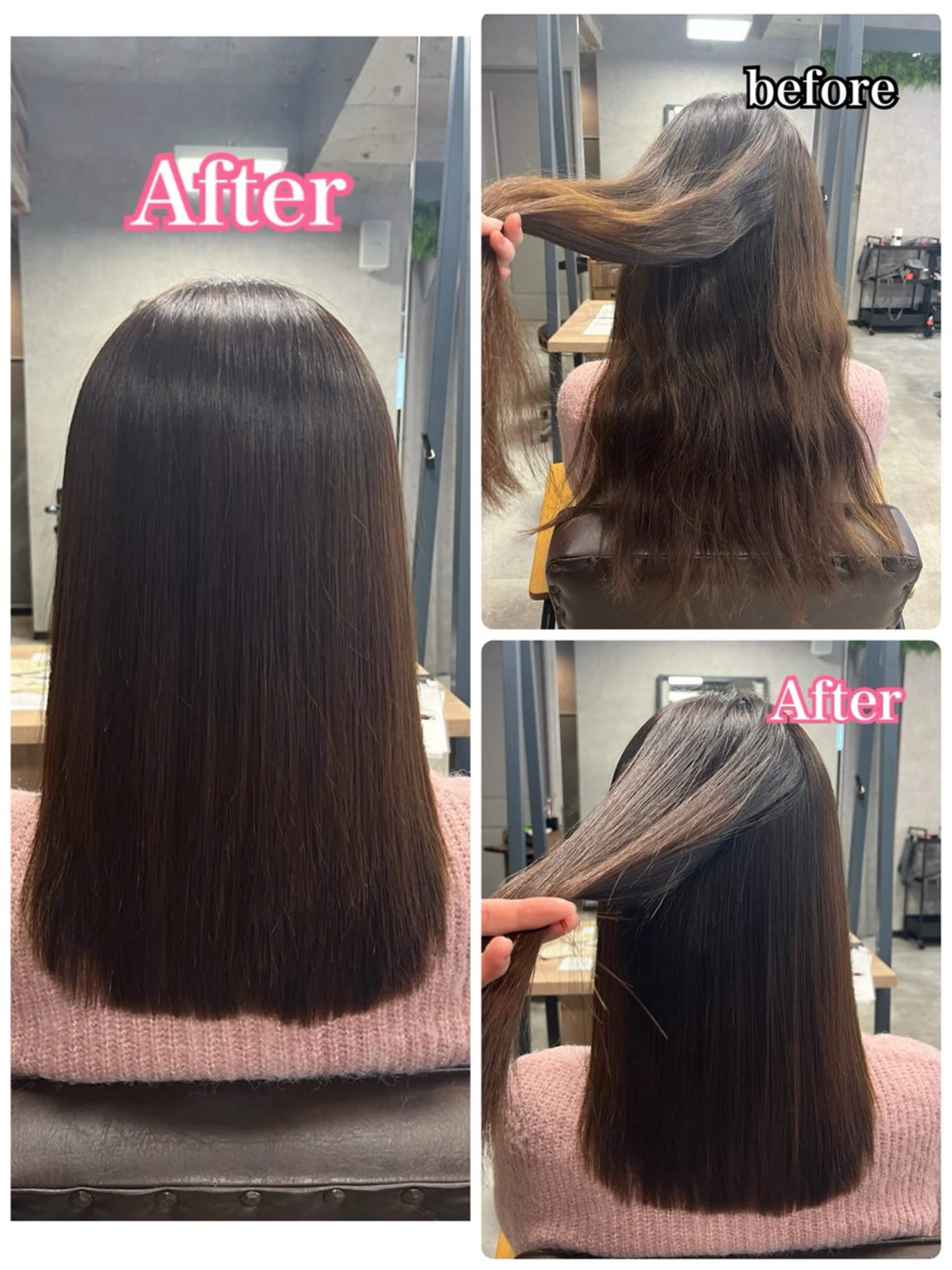 セミロング カット ヘアカラー トリートメント KAEDE🎀 ジャニオタ美容師のヘアスタイル
