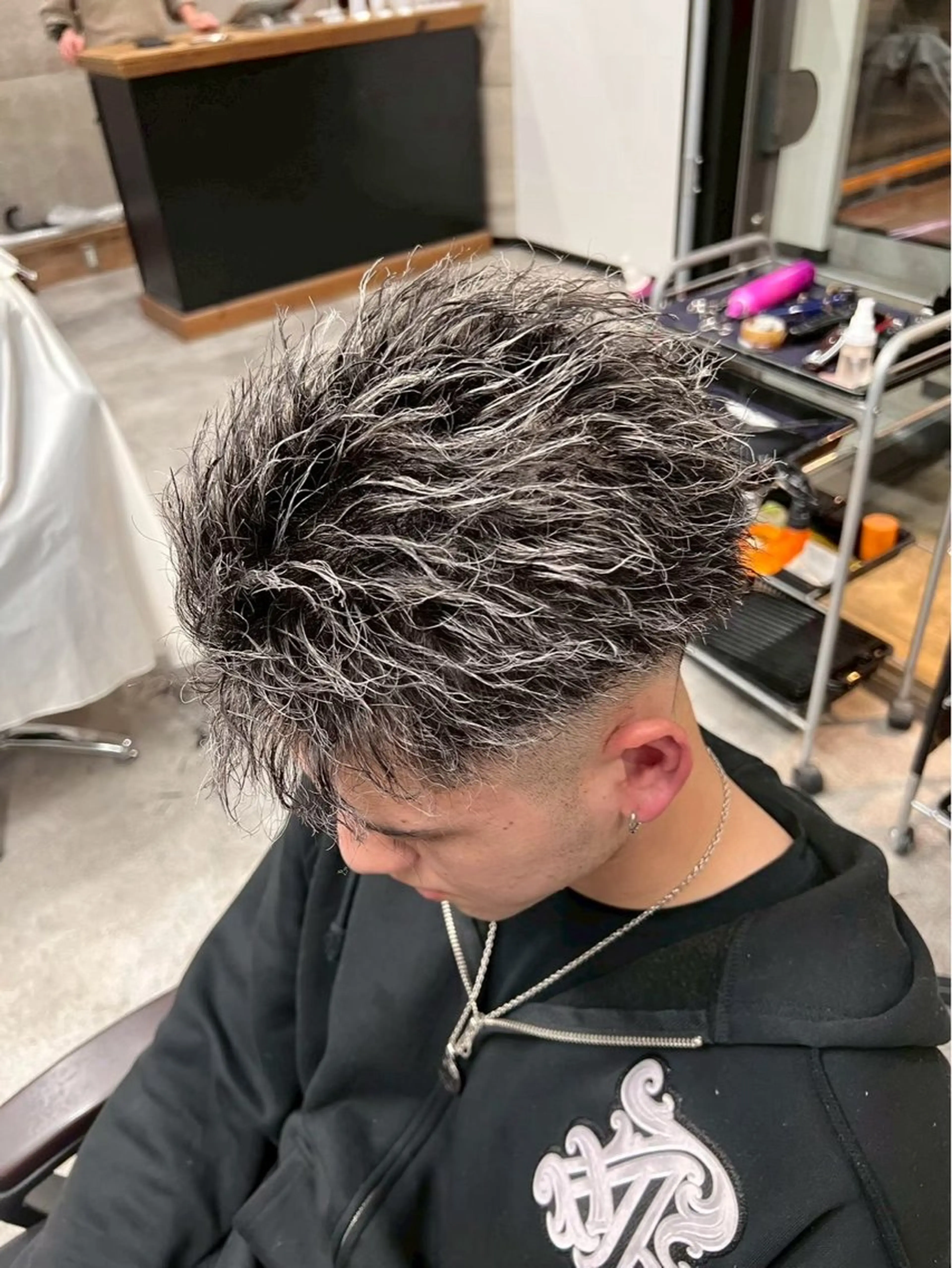 ショート カット ヘアカラー パーマ era本店所属・笹尾 陸/era本店 メンズ短髪系美容師のヘアスタイル