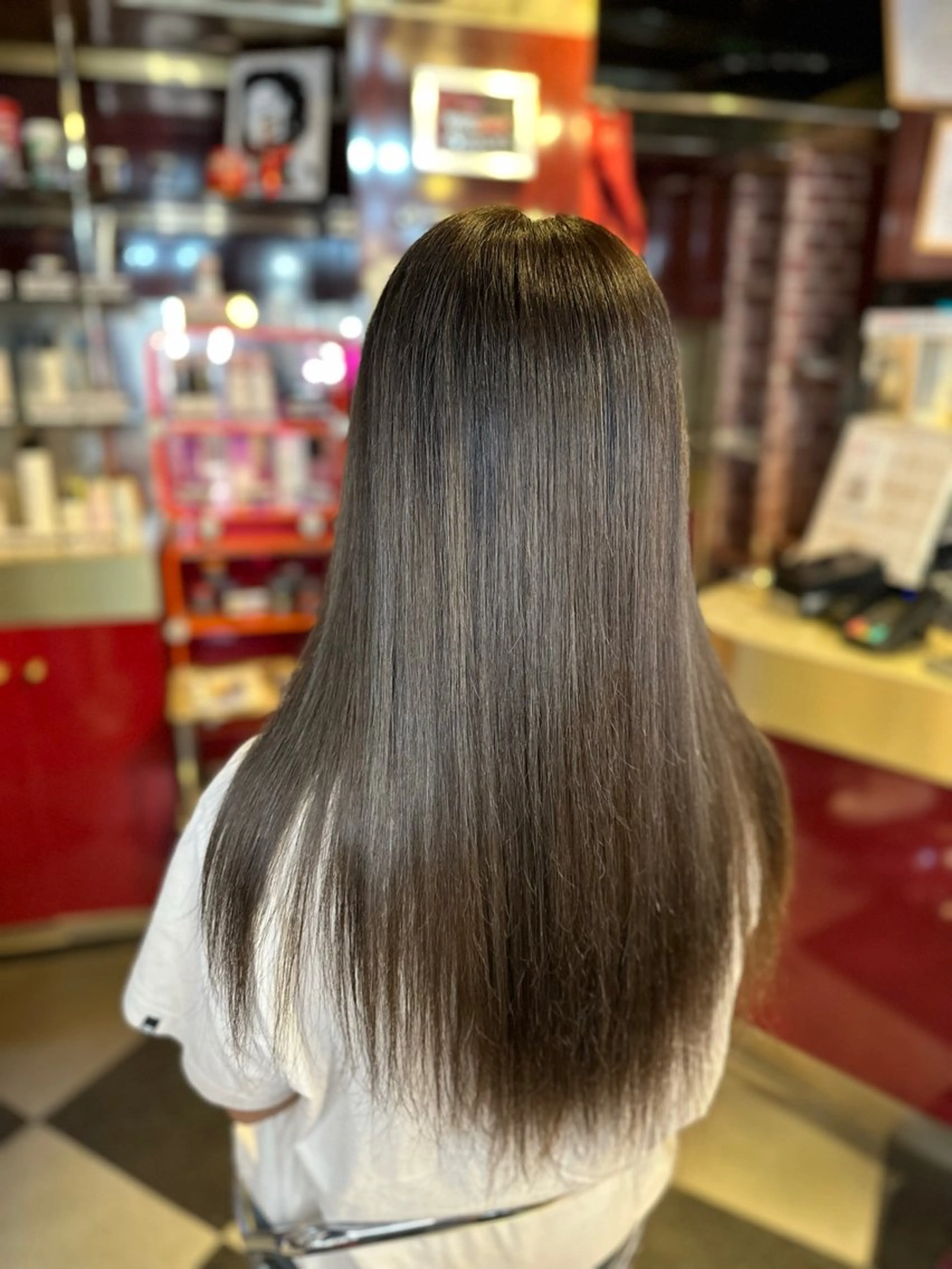 ロング カラー カット ヘアカラー トリートメント カット/ピンク/ ラベンダー/長谷恵花のヘアスタイル