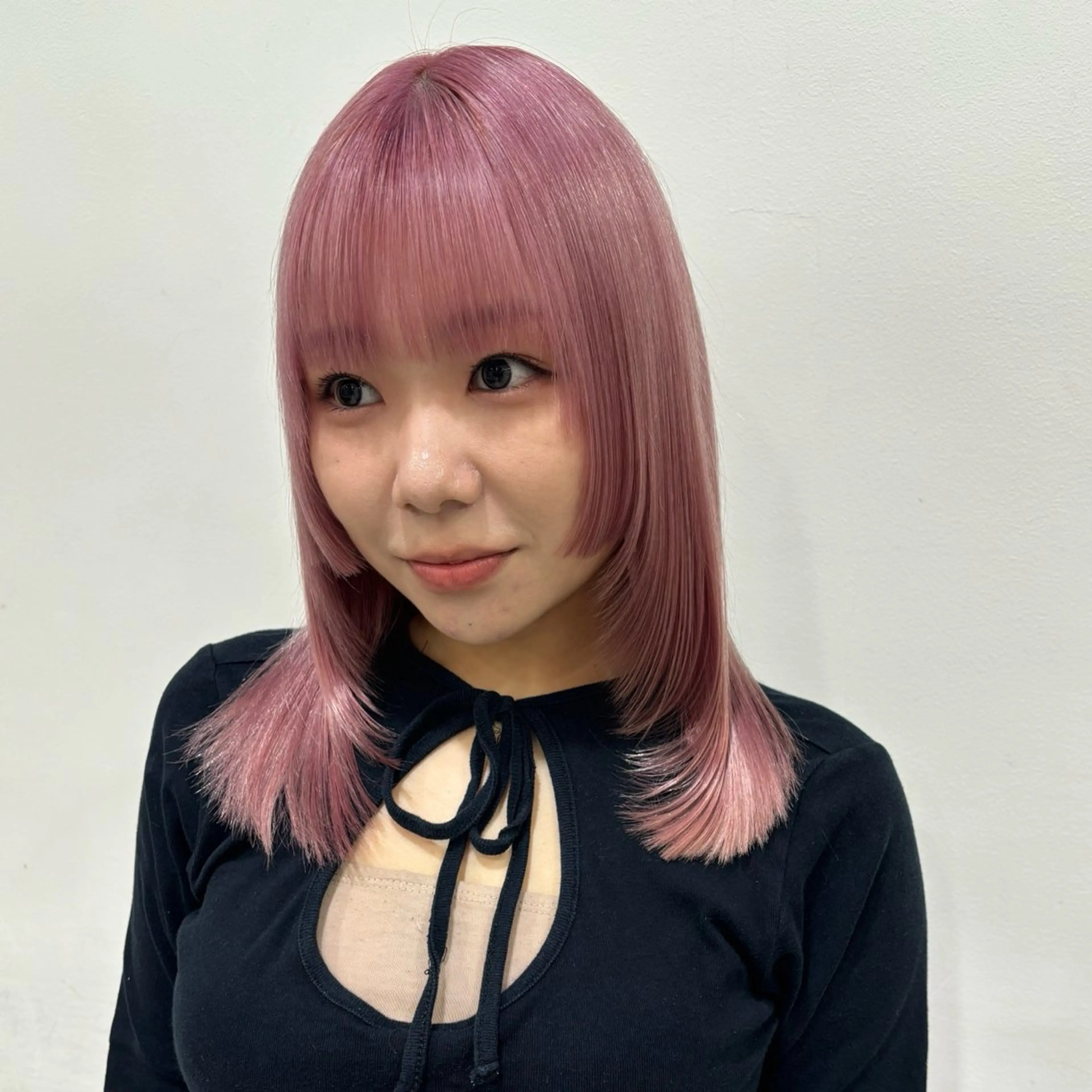 セミロング カラー ピンクカラー 🎀レイヤー/ カラー🐕🦺anのヘアスタイル