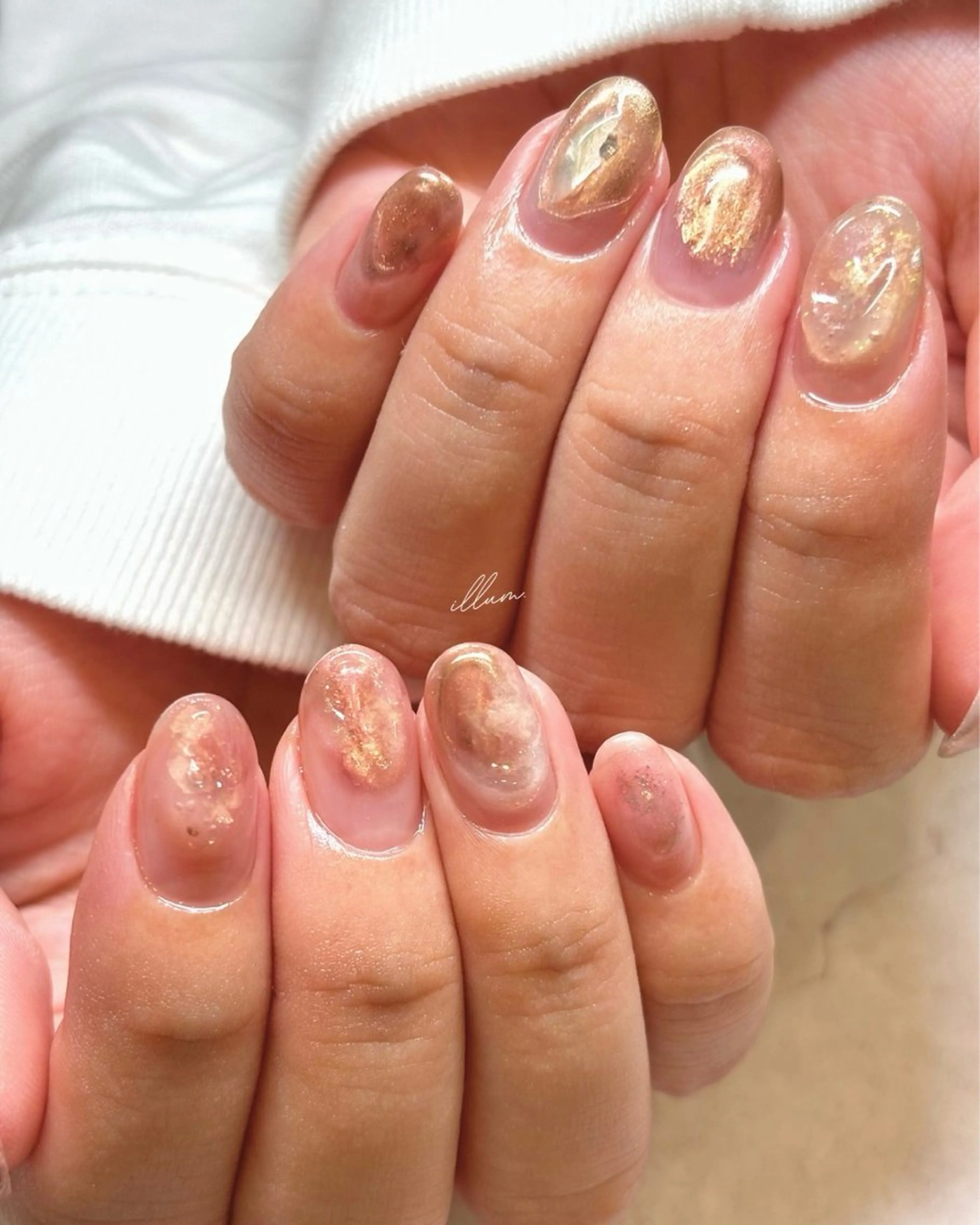 キッズ ネイル ジェルネイル マグネットネイル ミラーネイル ニュアンスネイル オフィスネイル ハンドネイル illum hicariのネイルデザイン